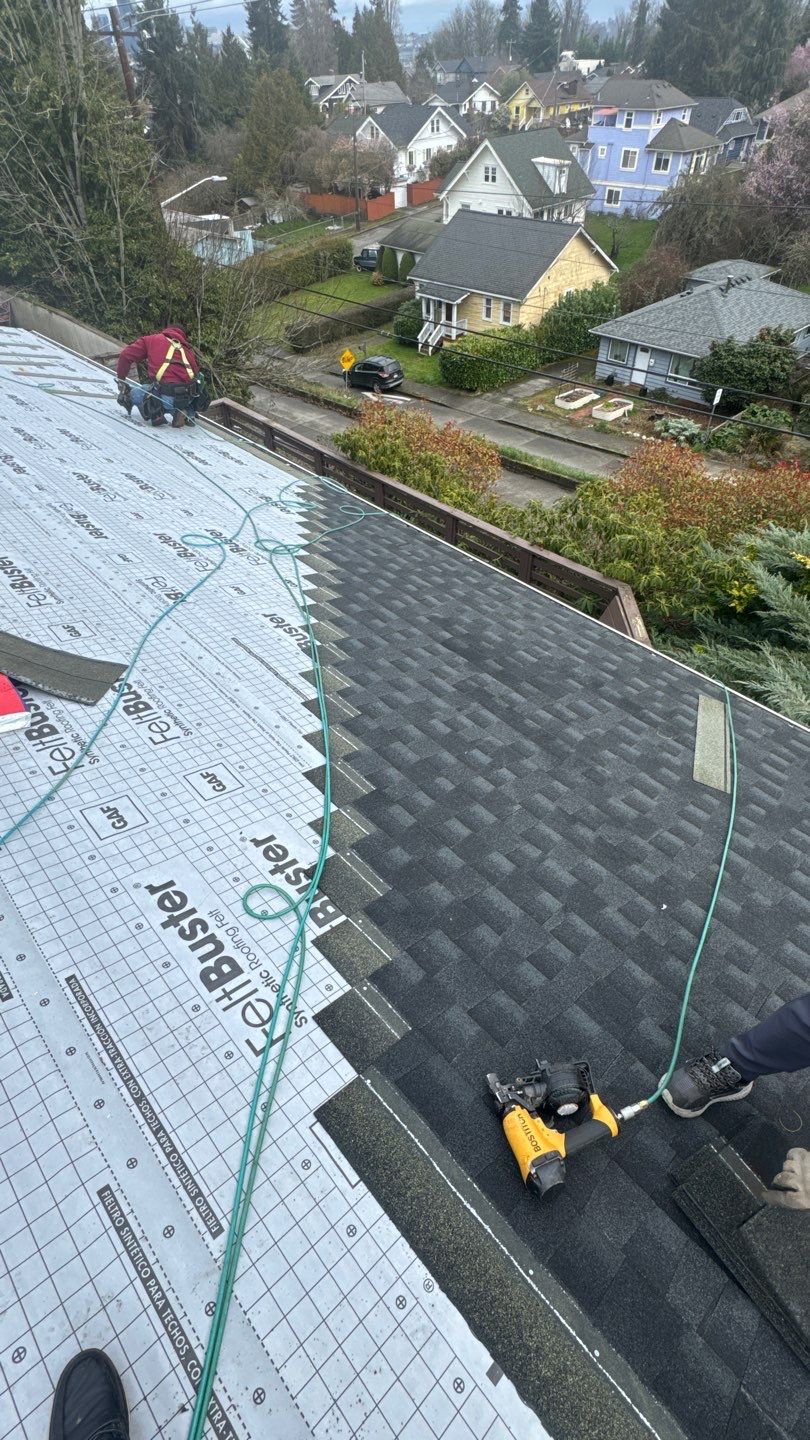 Project in Seattle by Roofing Formula LLC