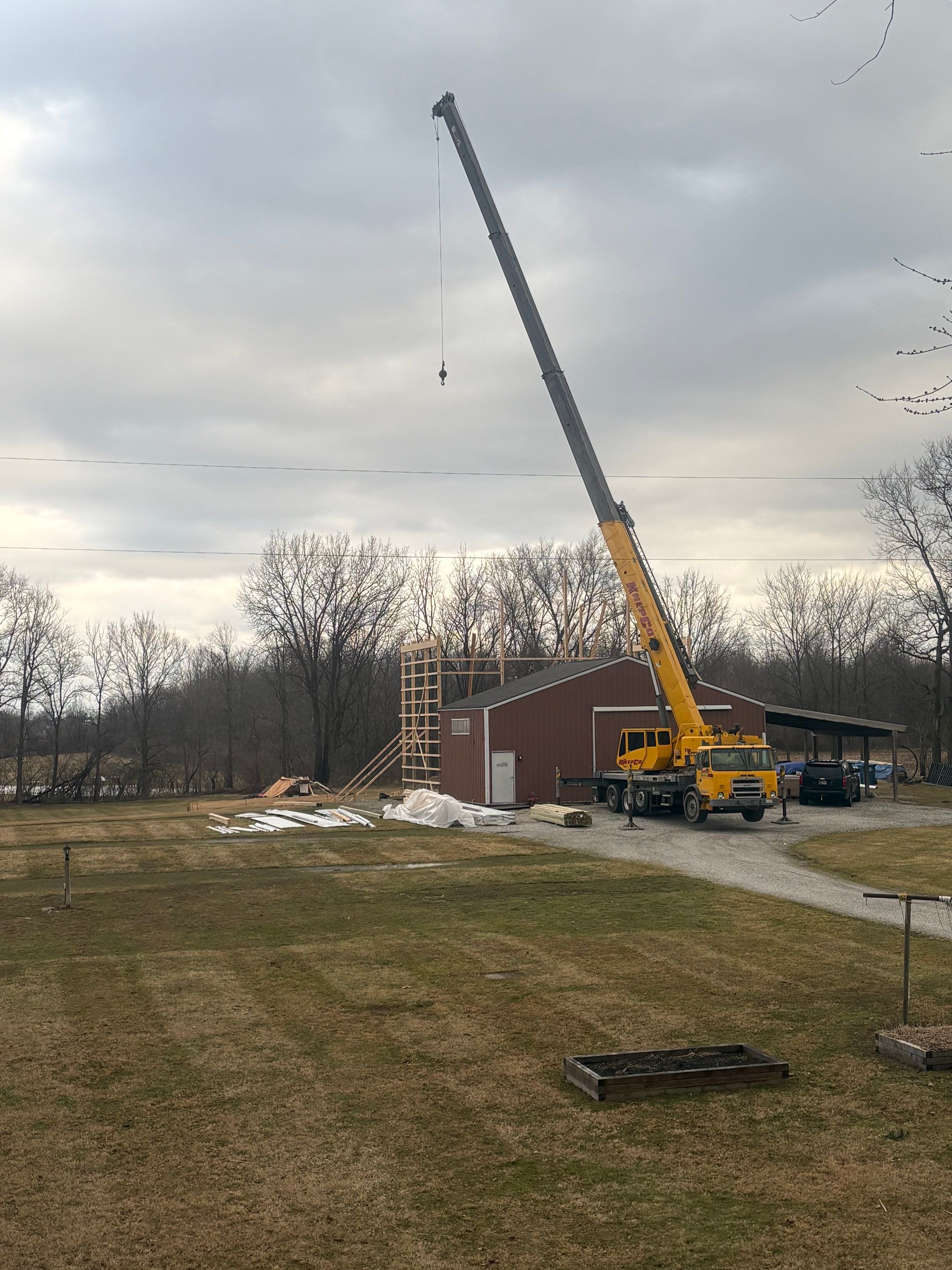 40'x22'x23' addition by The Barn Builders 