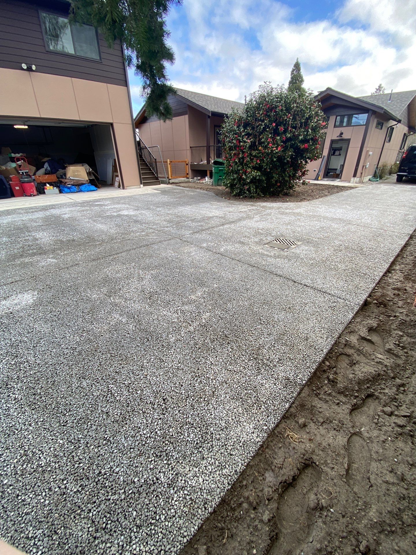 Ron | Pervious Concrete Driveway  by Jireh Asphalt & Concrete Inc 