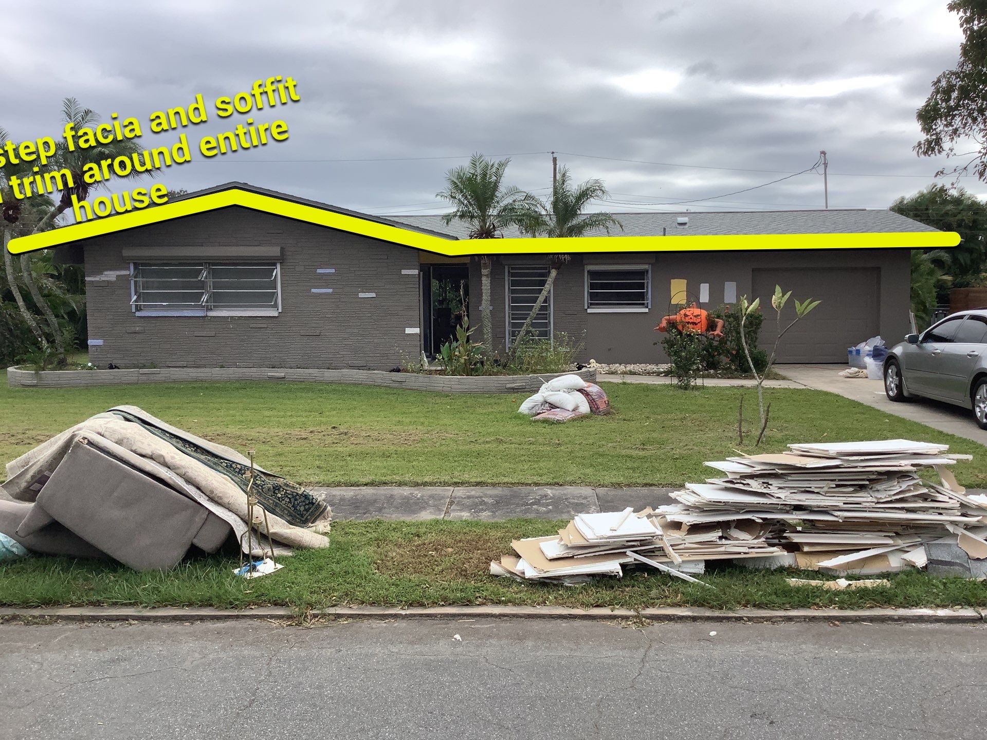 New Project For Installation New Gutter System in Fort Myers FL by Gutter Professors