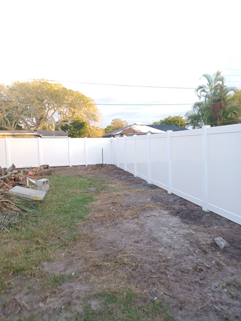 Bradenton, FL 6 ft. Tall White Vinyl Privacy Fence  by Asap fence and gates, LLC