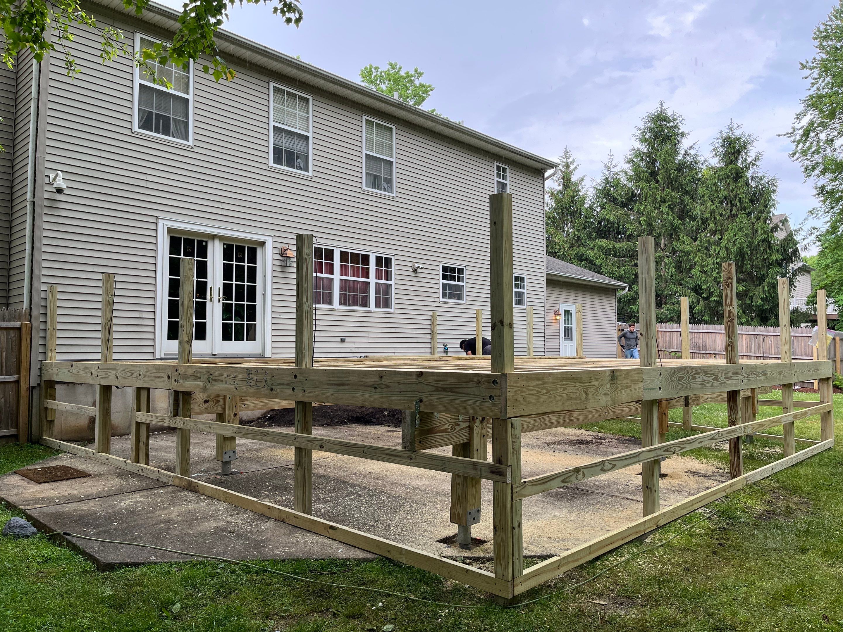 New Deck in Robinsville by deck guardian
