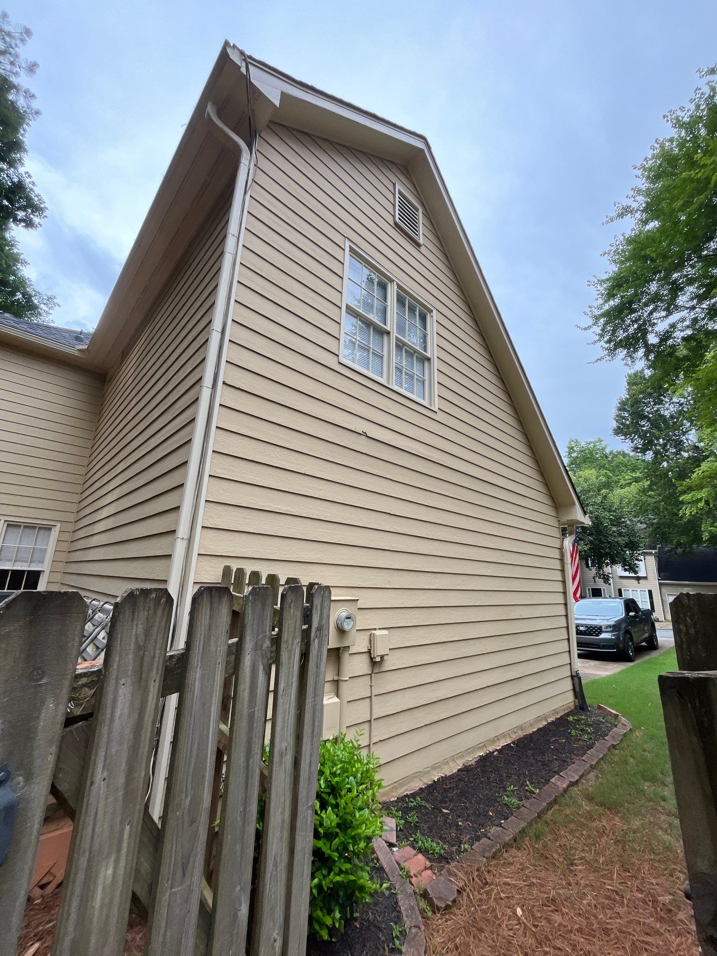 Siding and Rotten Wood Replacement with Exterior Painting in Woodstock,GA by Nelson Exteriors