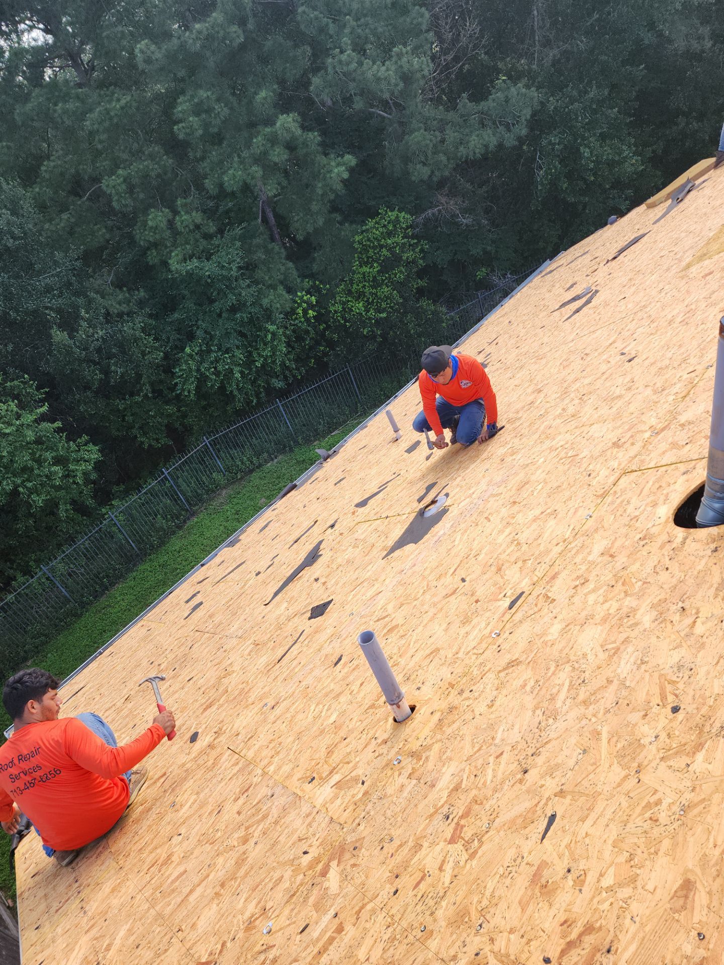 Residential Roofing Repair using Owen's Corning Duration (Lifetime) Shingles by Roof Repair Company