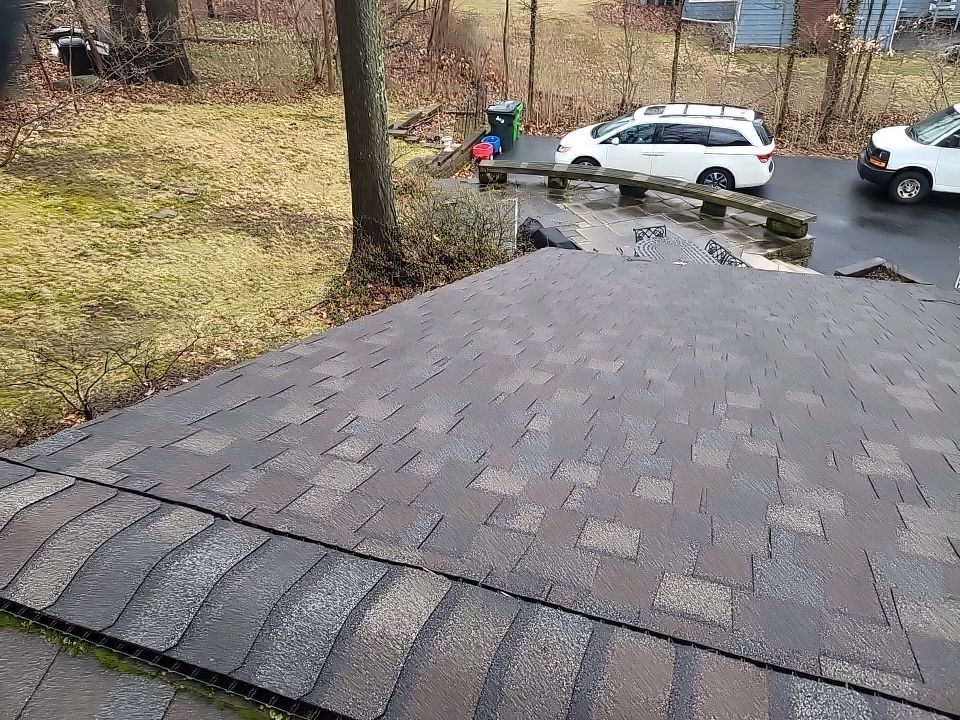 ATLAS PINNACLE COLOR: HEARTHSTONE DRIP EDGE: WHITE by Eagle Eye Roofing