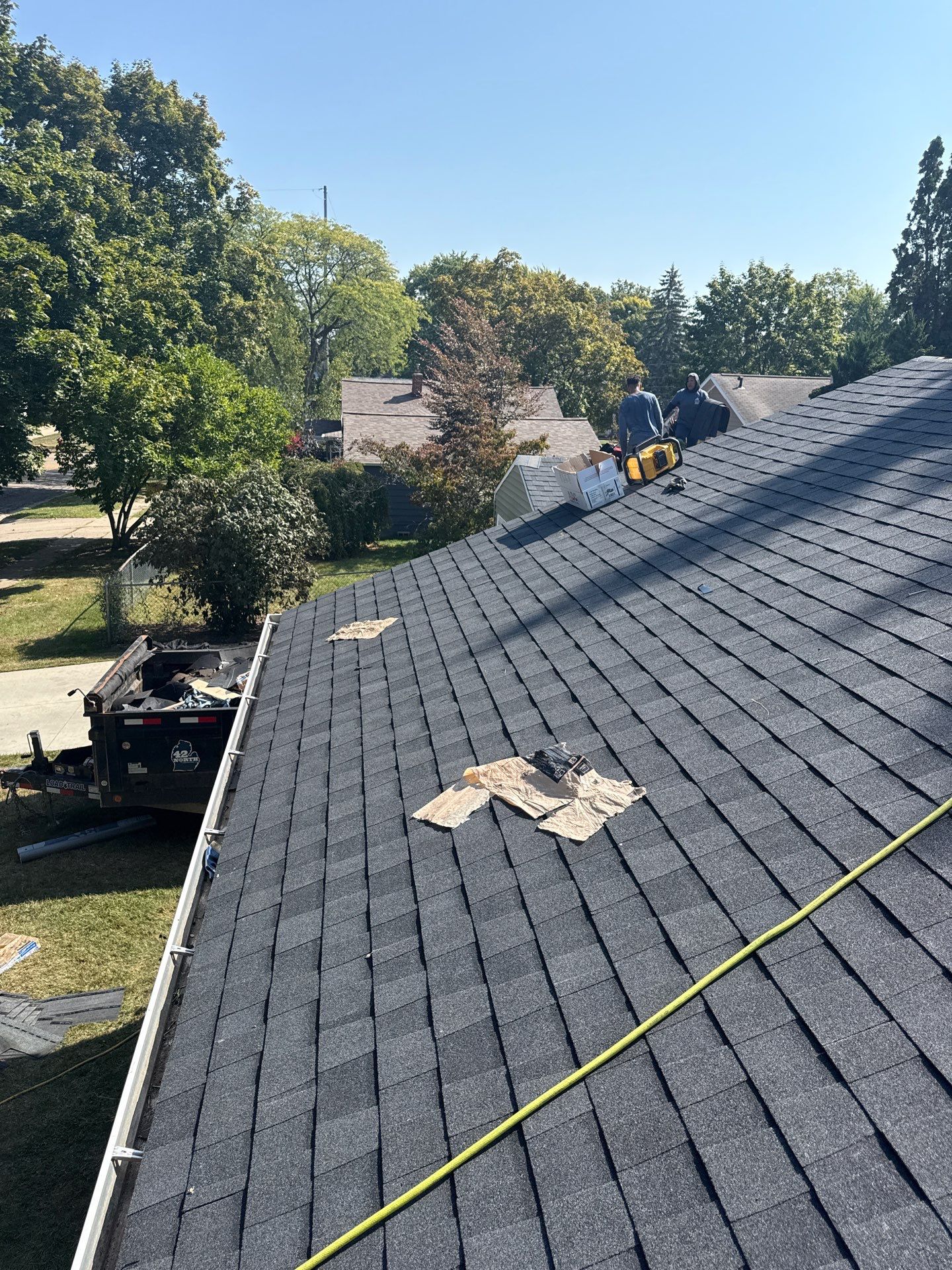 New Roof for House and Detached Garage! by 42 North Construction, LLC.