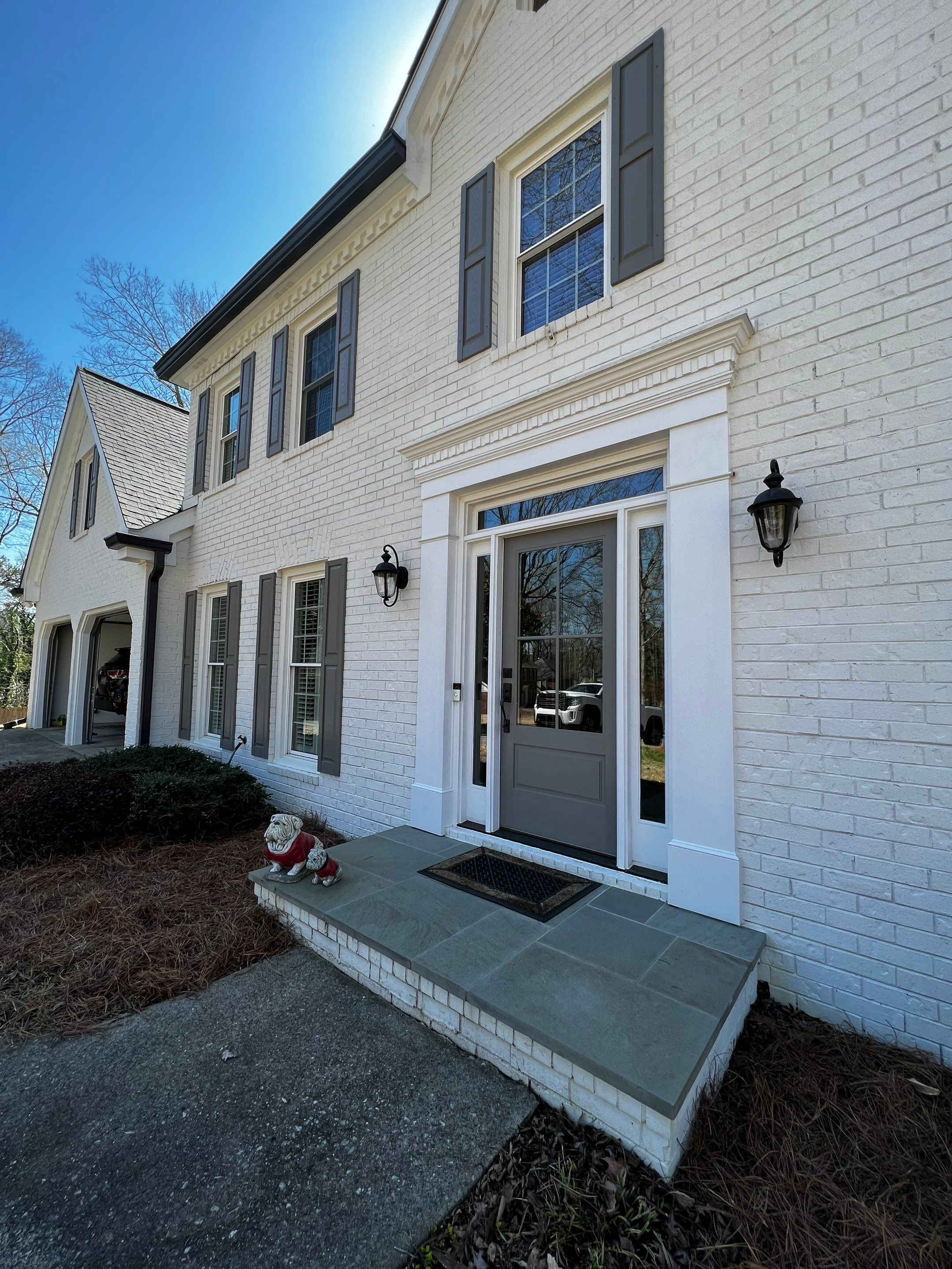 Tree Damage Structural Repair and Exterior Painting in Roswell by Swift Home Renovations