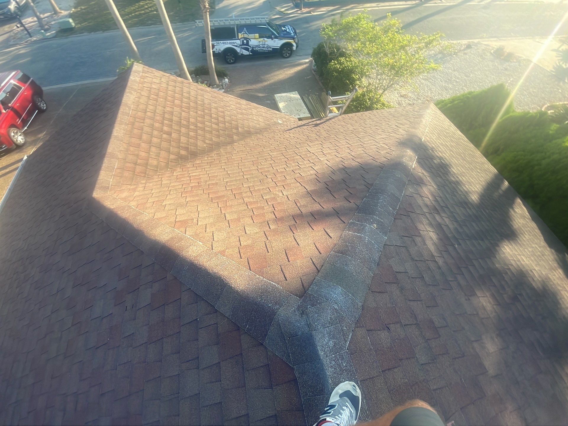 Residential Roofing Installation using GAF HDZ Shakewood by Lighthouse Roofing