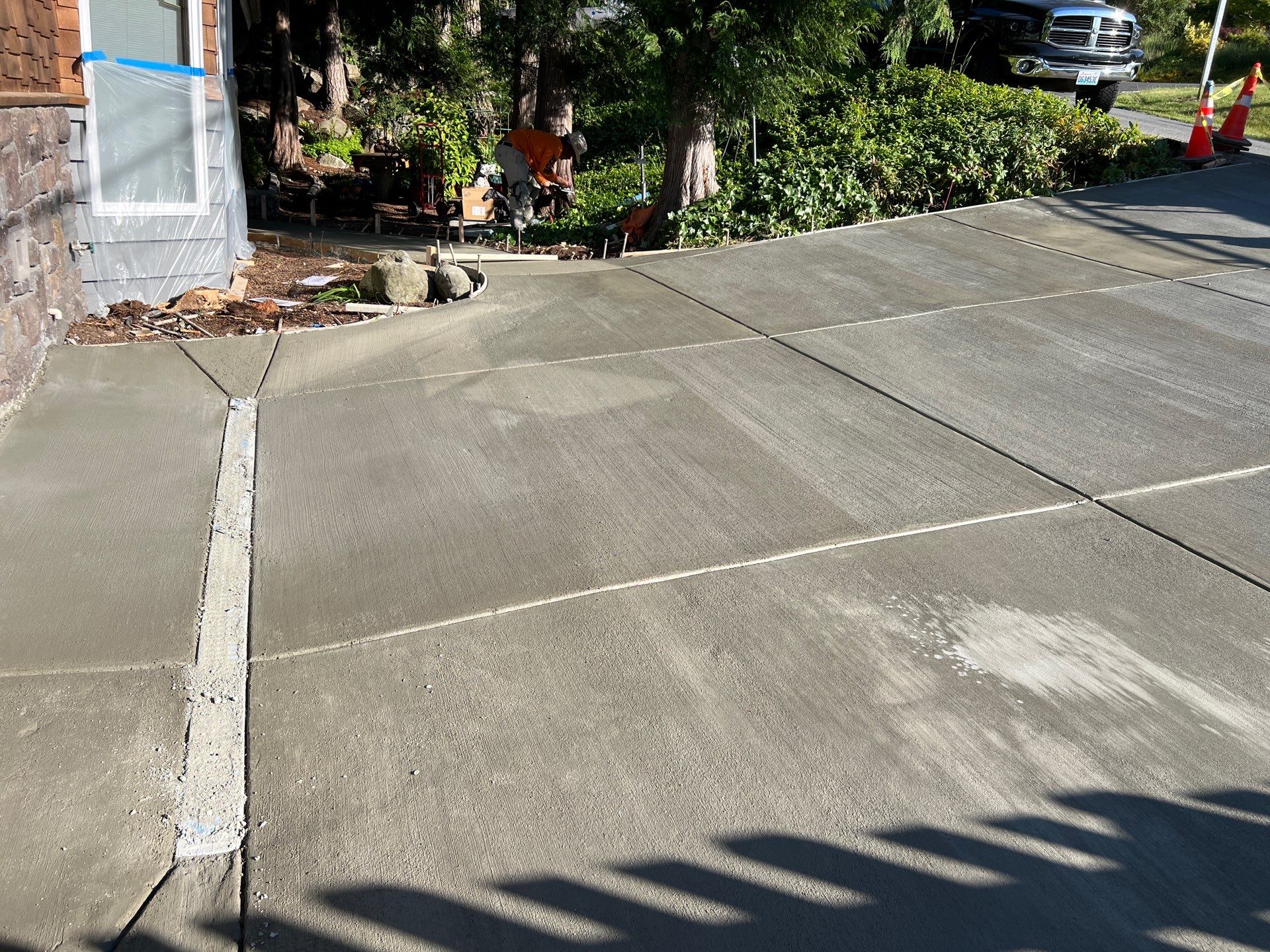 Gerry | Concrete Driveway & Walkway by Jireh Asphalt & Concrete Inc 