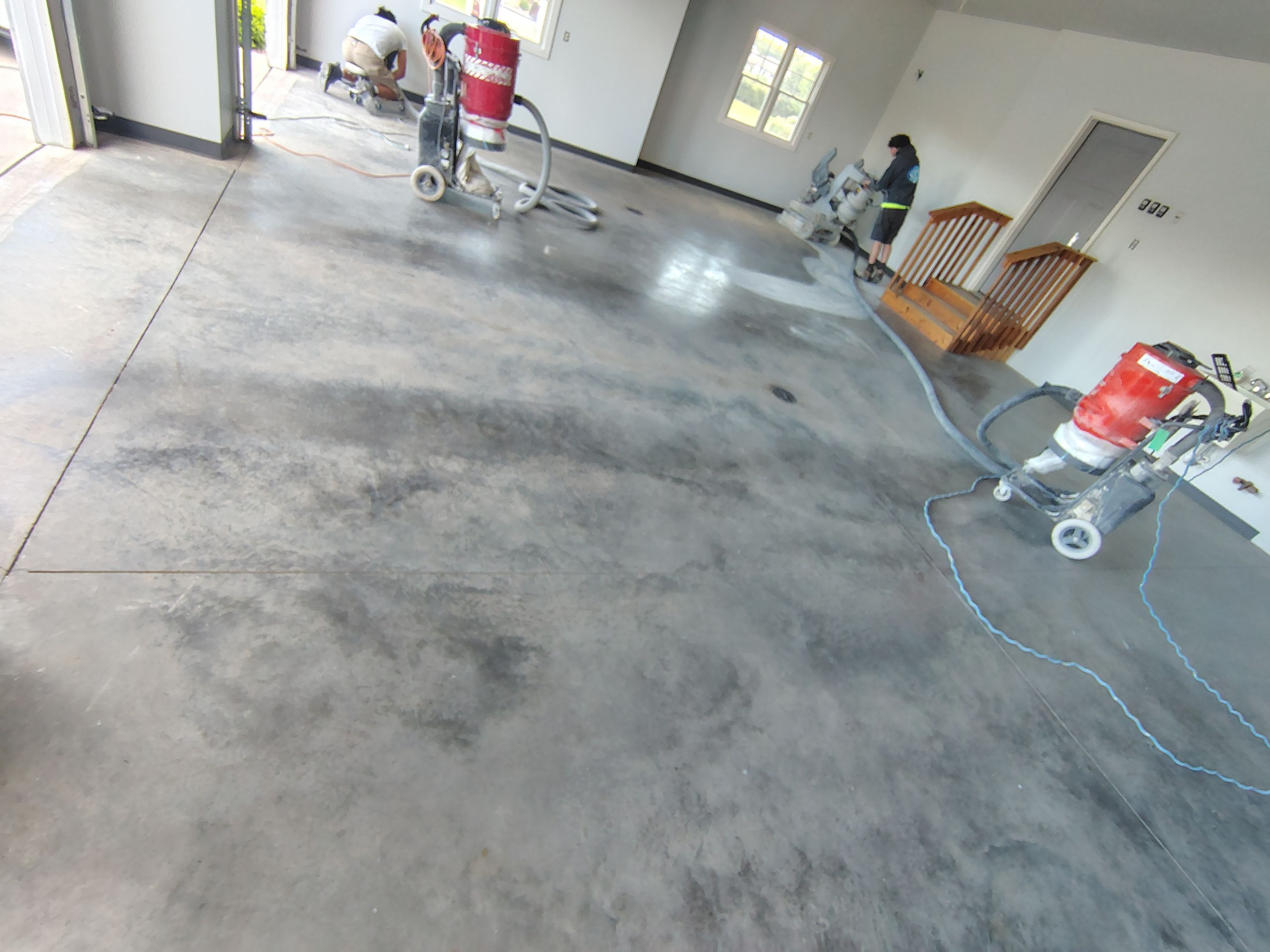 Multi-Car Garage Concrete Coating and Crack Repair in Dell Rapids by Select Painting, Coatings & Garage Cabinets
