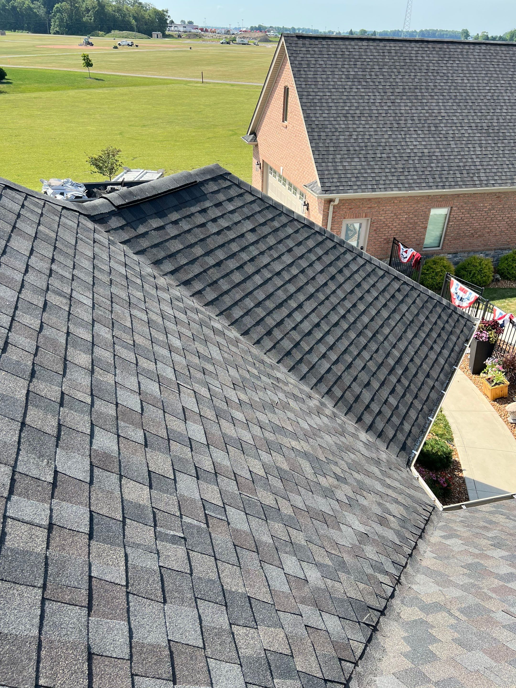 Residential Roofing Installation using GAF Timberline HDZ Appalachian Sky by Nitro Roofing and Construction