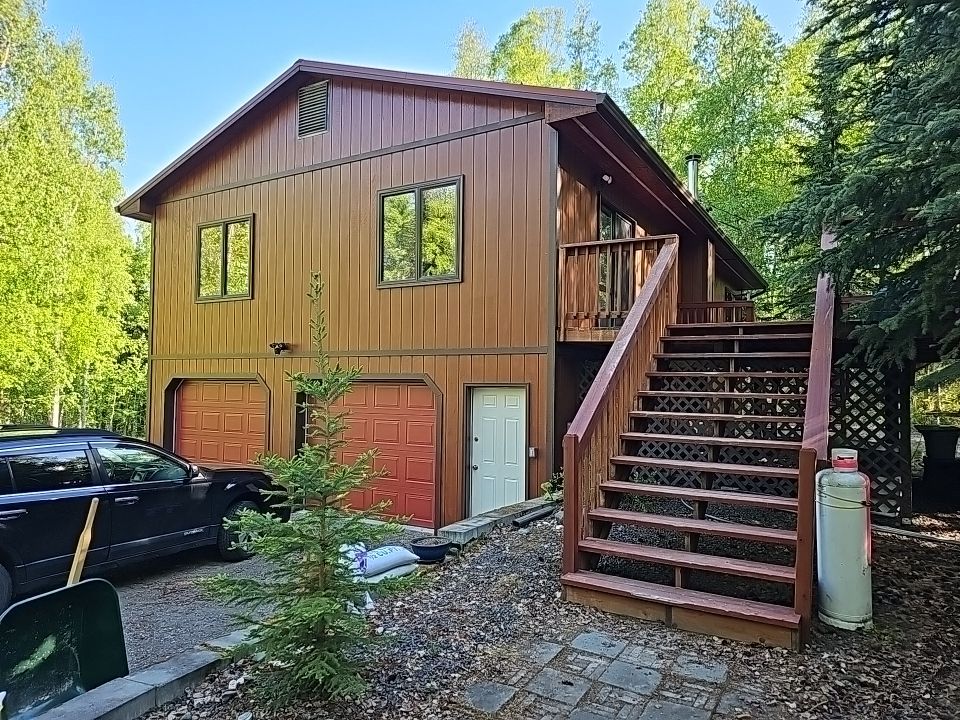 Exterior Wood Staining & Painting by Midnight Sun Painting