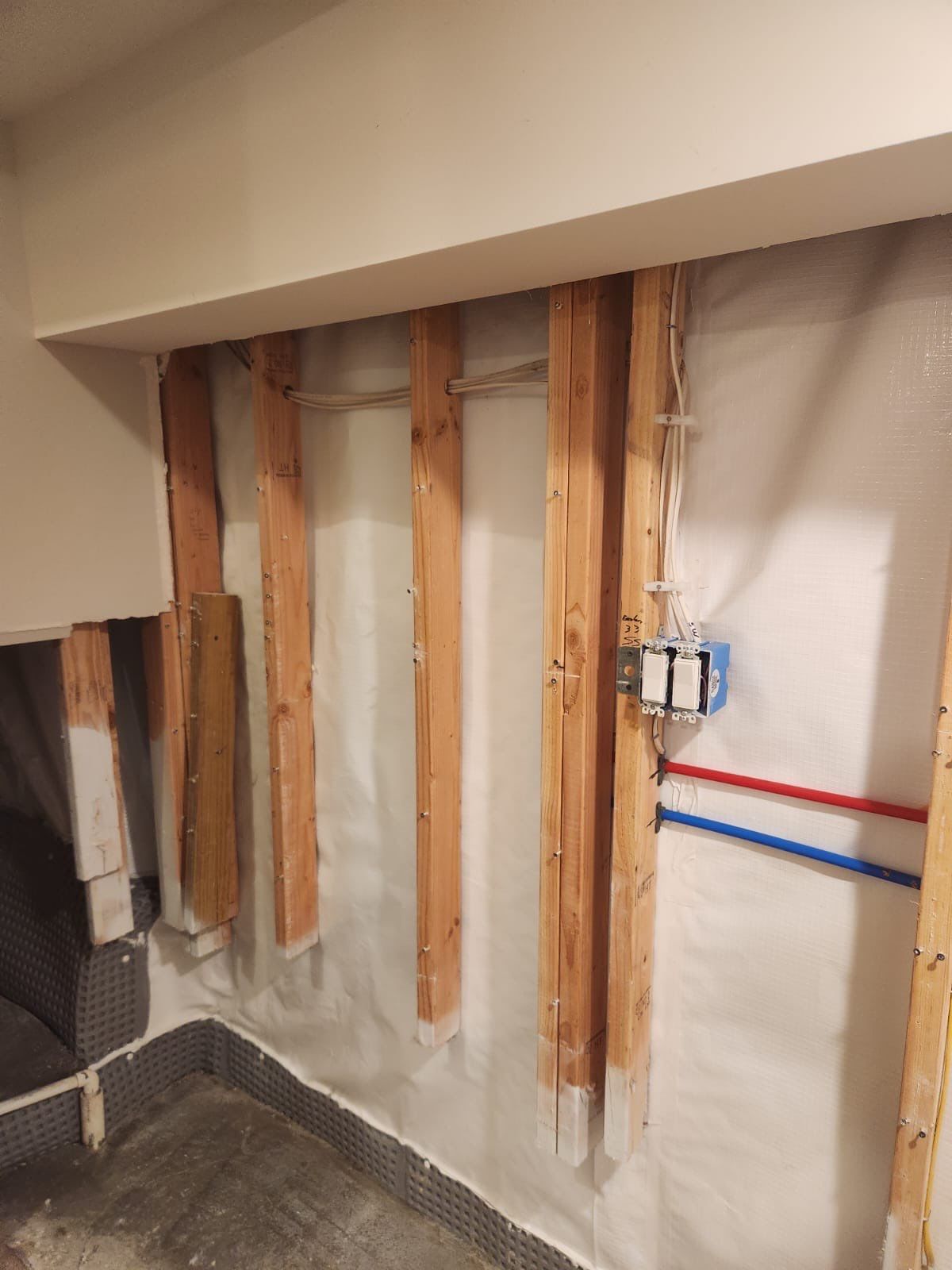 Interior French Drain & Wall Vapor Barrier Boonton NJ by Pure Service Pro, LLC 