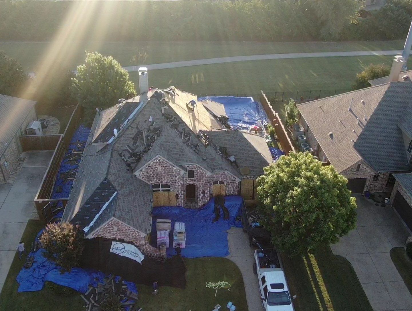 Prosper Texas Residential Roof Replacement by Becker Roofing and Exteriors