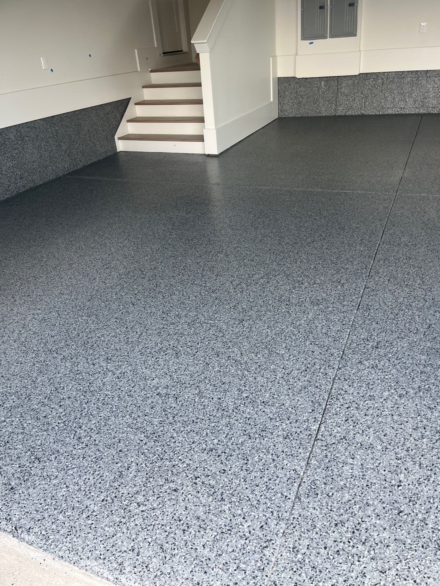 Garage Floor Coating using Nightfall by My Garage Floor Guys