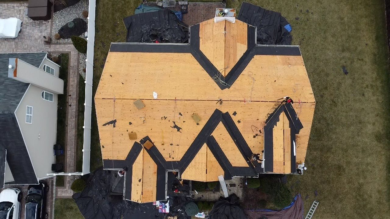 Project in Morganville, NJ by Tony's Roofing