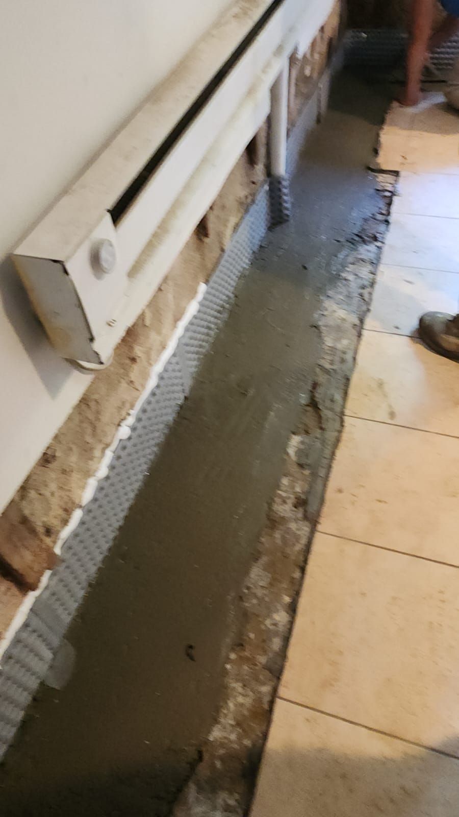 Interior French Drain Newton NJ by Pure Service Pro, LLC 