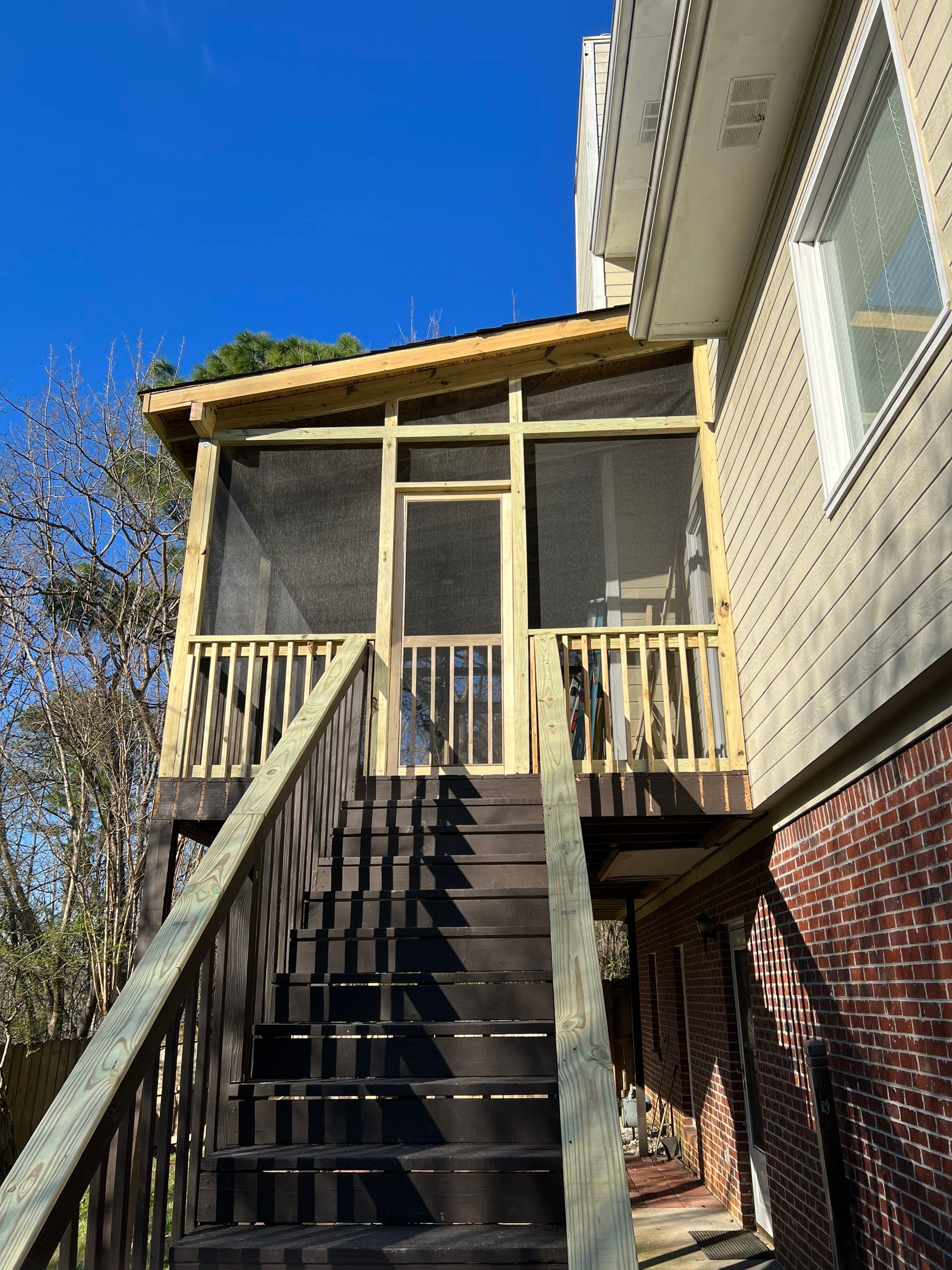 Southwood Screened Porch by Pillar and Pine