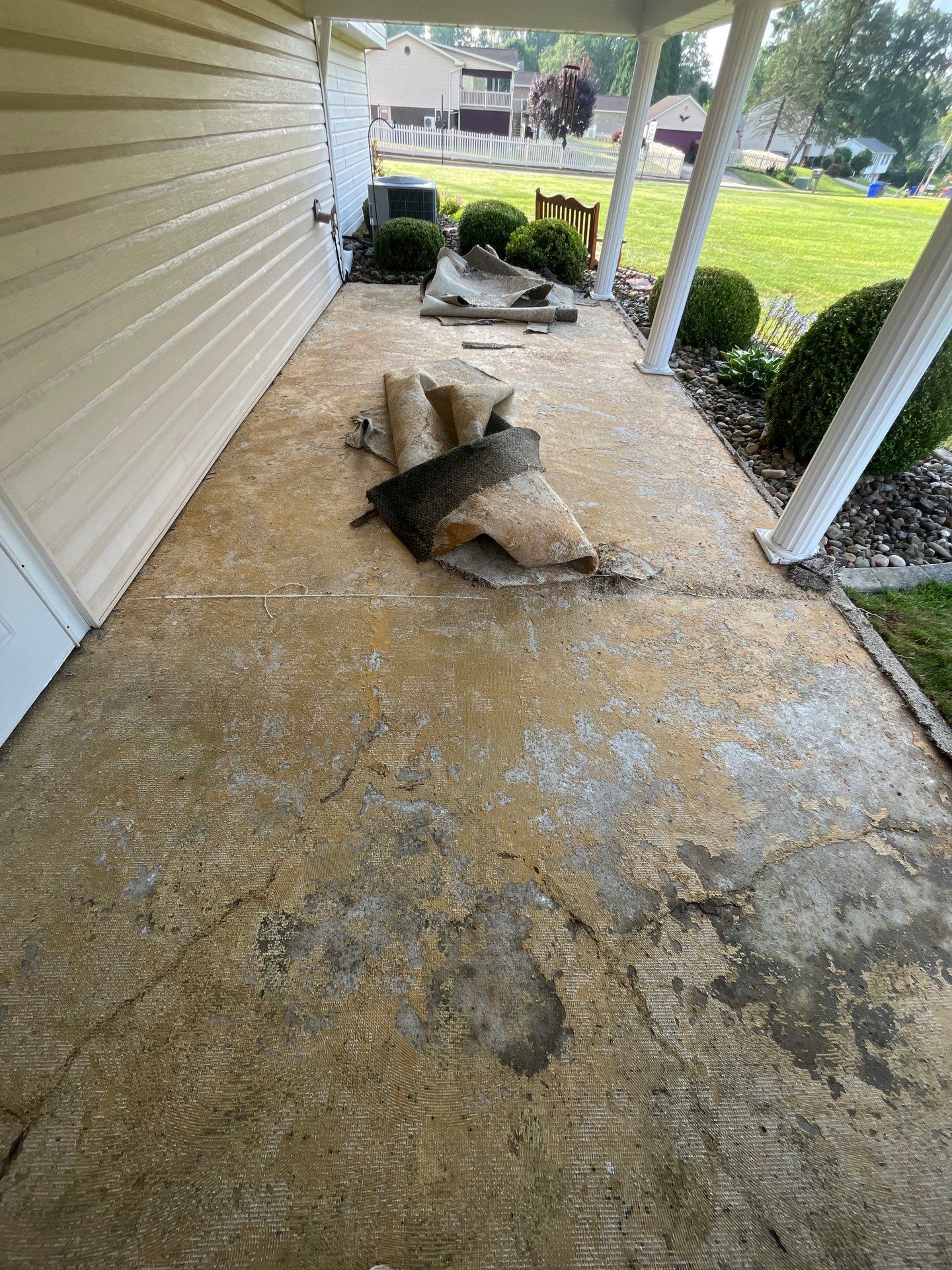 Porch Project in Coraopolis by Floors in a Day, Inc