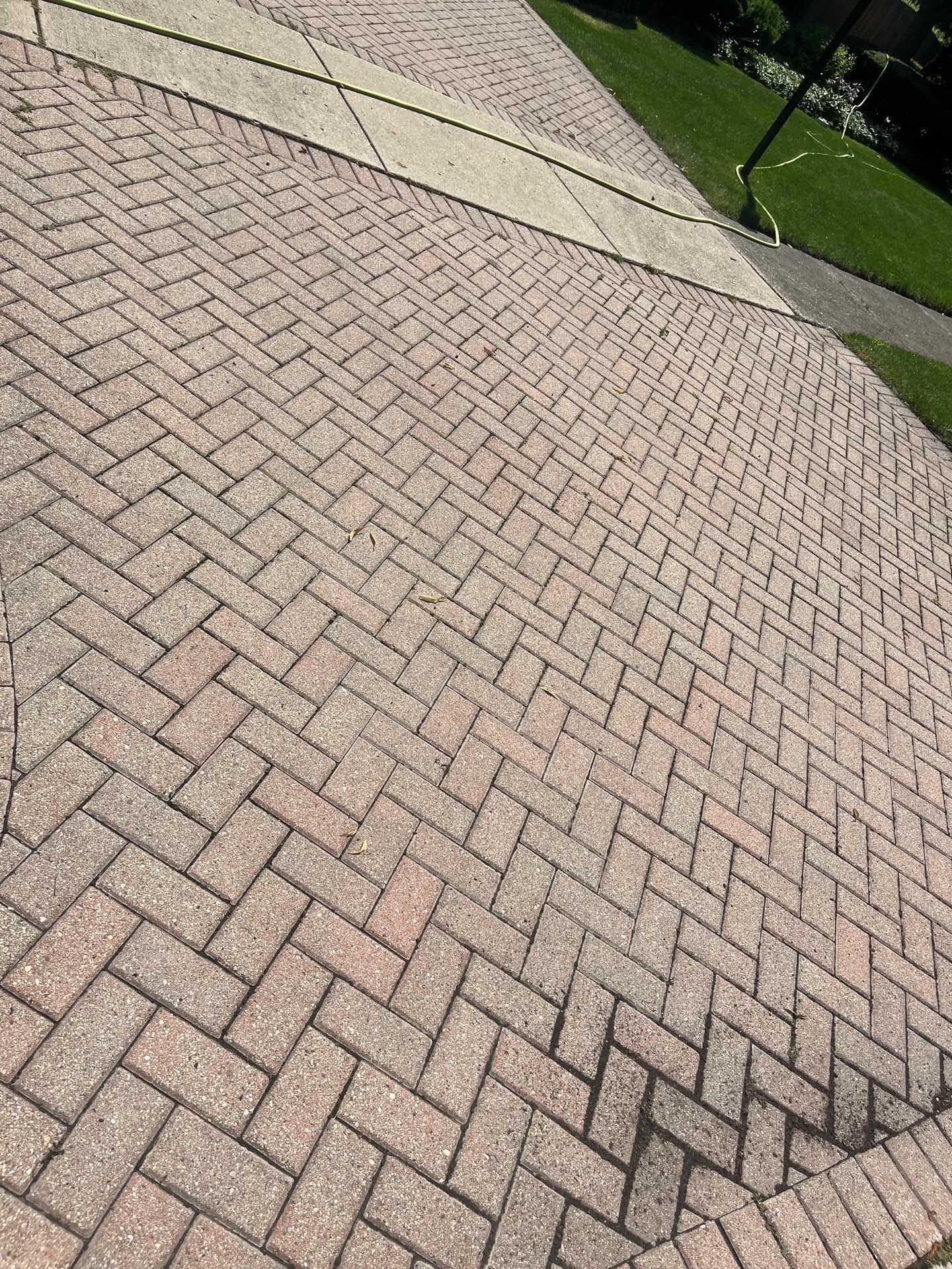 Brick paver clean, sand and seal.  using Surebond SB-1300 by Northern Power Washing LLC.