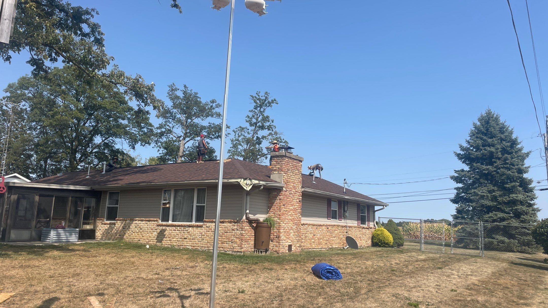 Project in Muncie, IN by Rodeffer Roofing INC