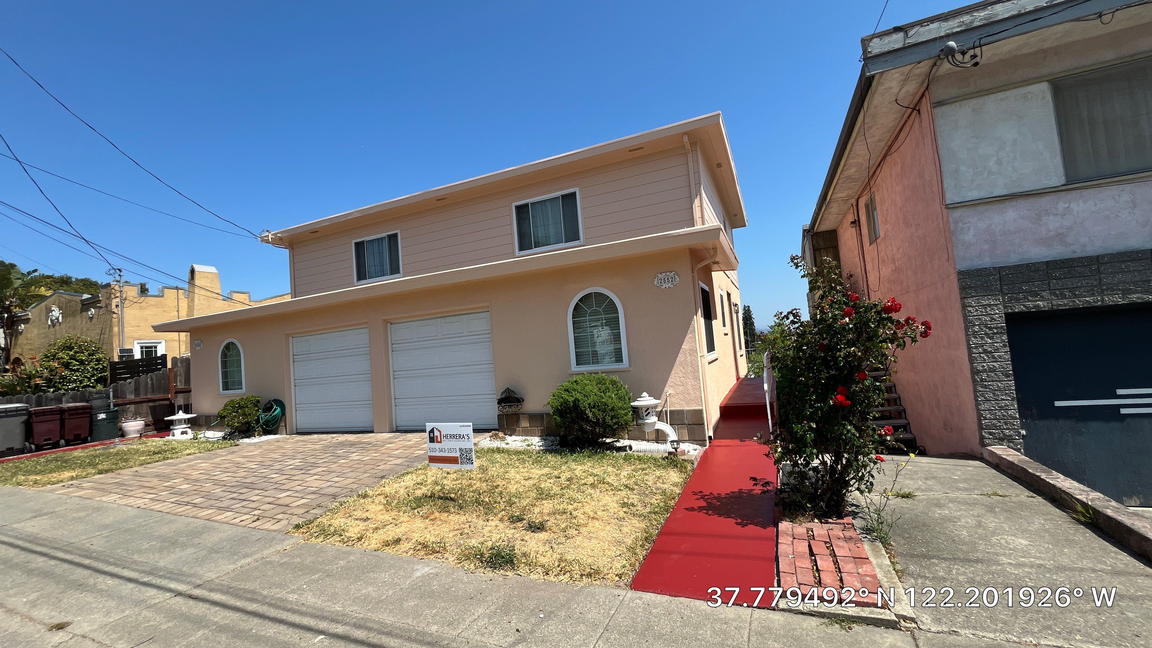 Exterior Painting using Sherwin-Williams  by Herrera’s Bay Area Painting inc.