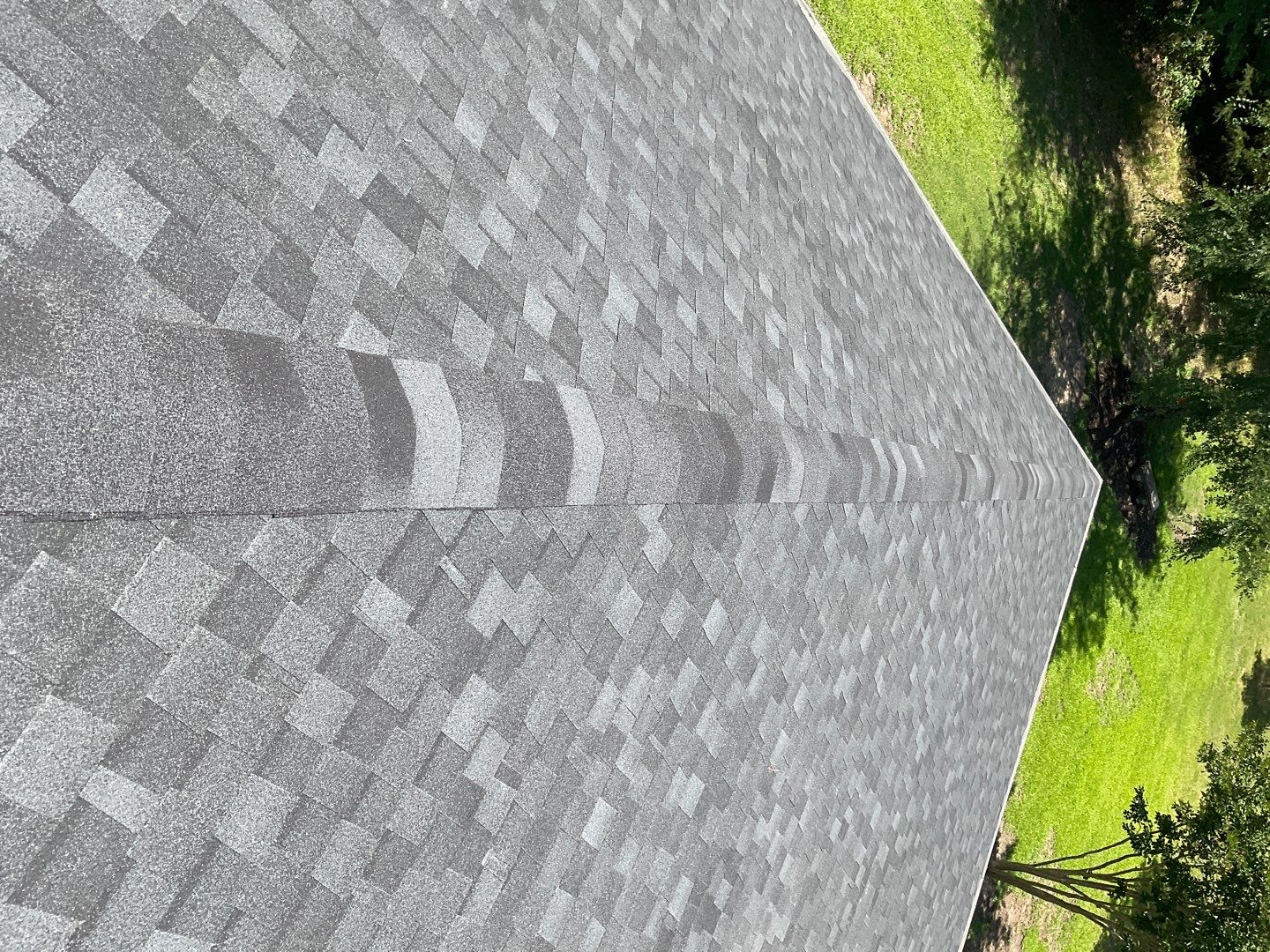 Residential Roofing Installation using Tamko Heritage lifetime shingle in Rustic Black by Sands Roofing & Construction