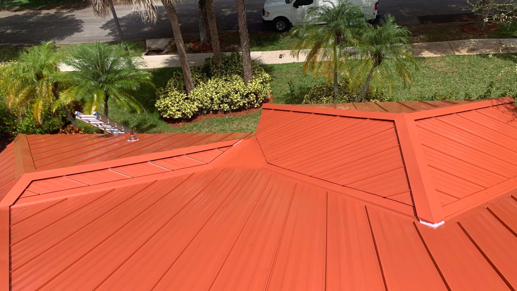 Residential Roofing Installation using 1" Nail strip metal roof by BLUES BROTHERS ROOFING