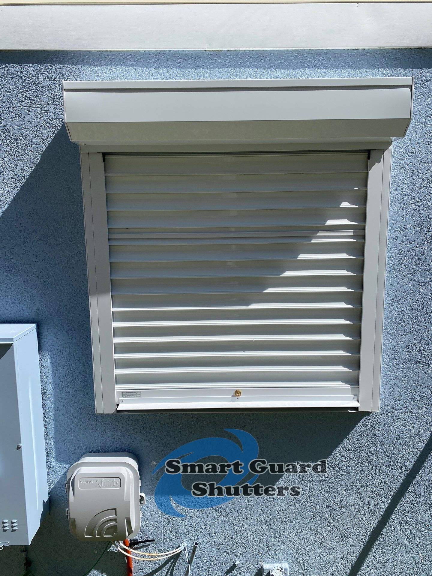 Hurricane Protection in White by Smart Guard Shutters