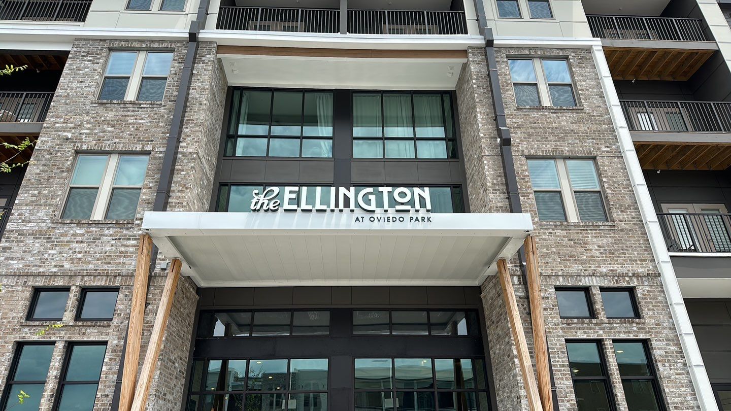 Soldier Mounted Channel Letters for Ellington by SignCrafters