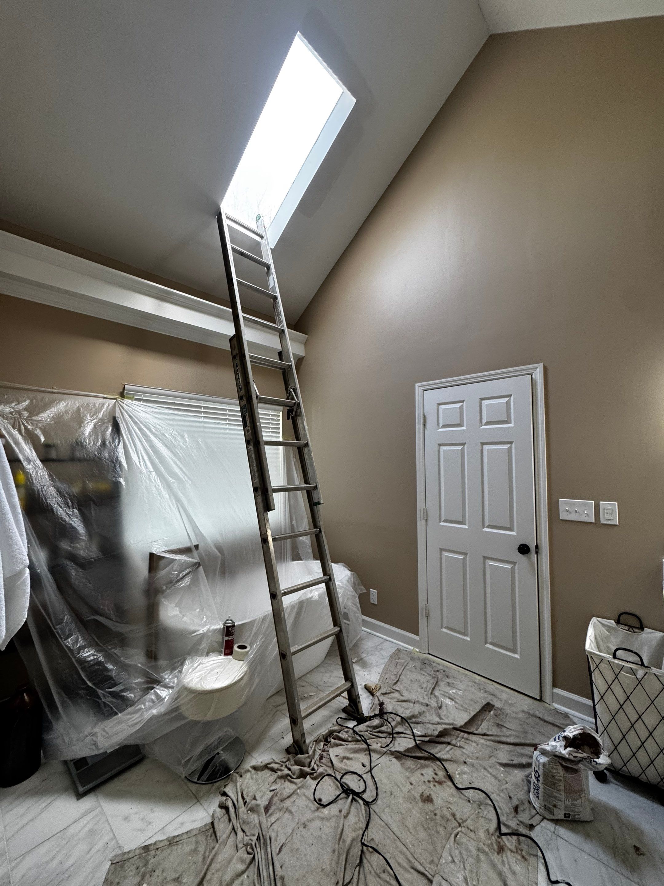 Bathroom Skylight Repair by Praise God Painting, LLC