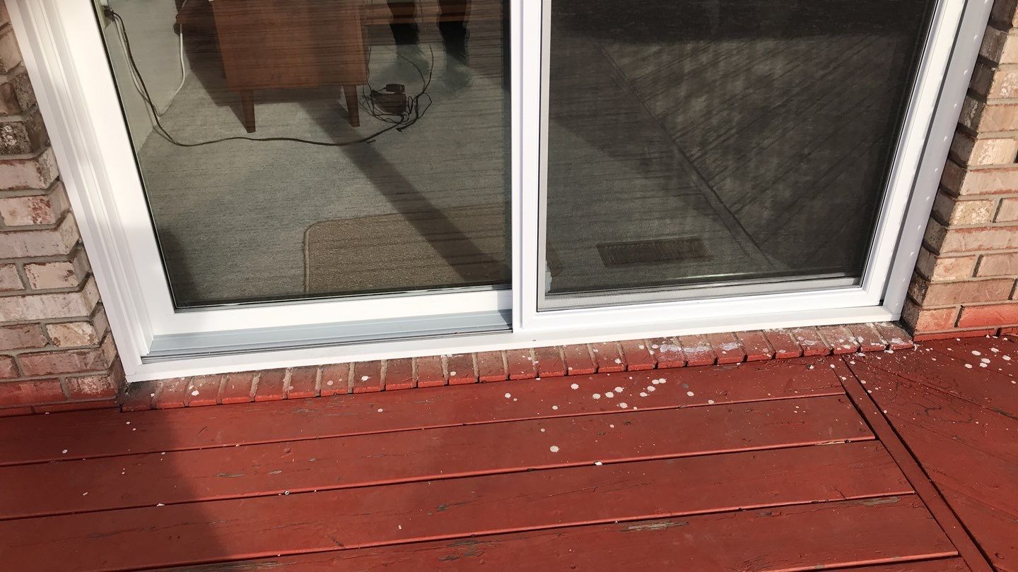 Deck Refurbush and Door Replacement using Trex Decking and Railing.  Polaris Patio Doors by Secure Construction Company Inc