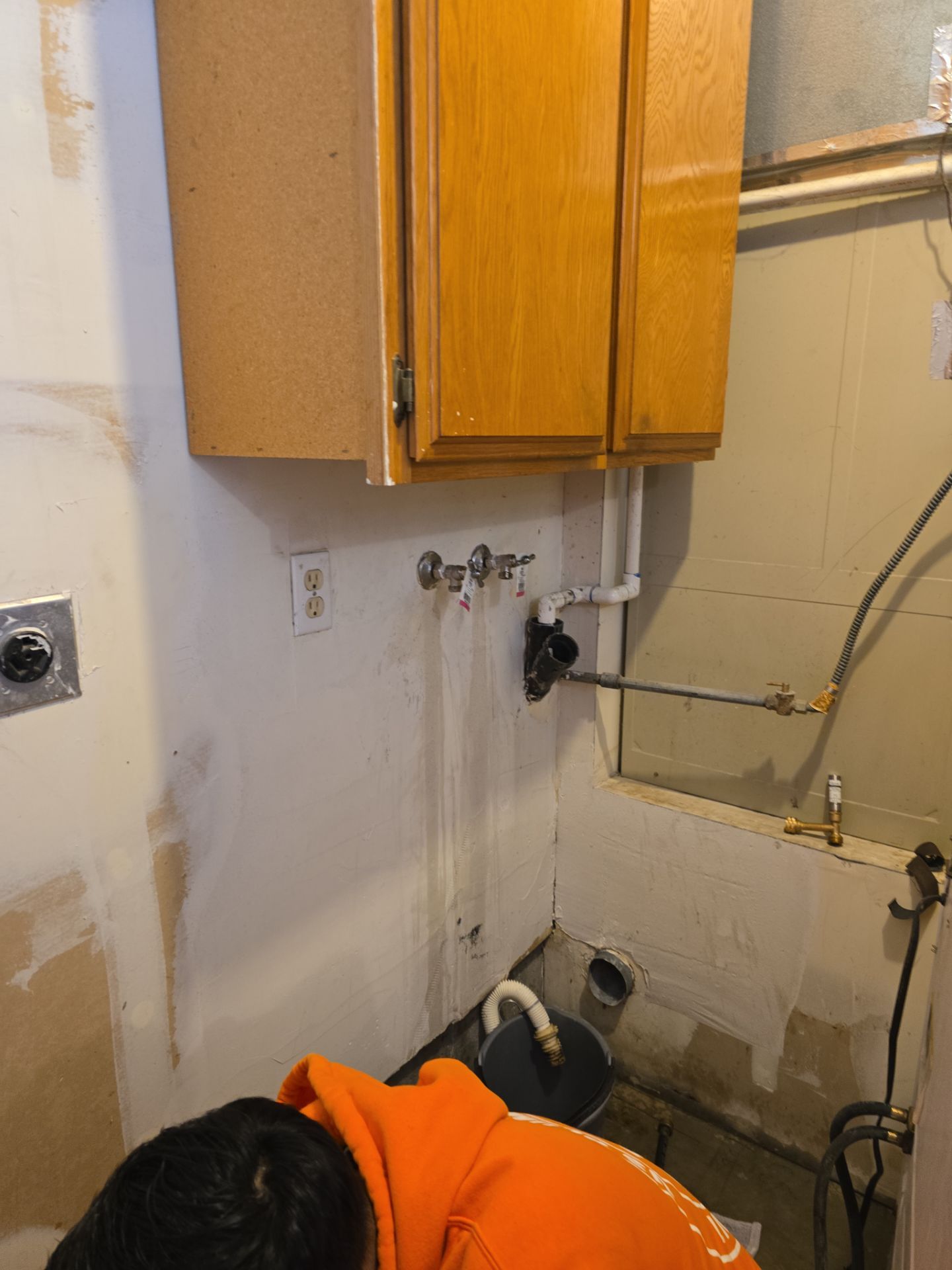 Washer & Dryer Faucet Installation with Pipe Inspection by Us Plumbing 