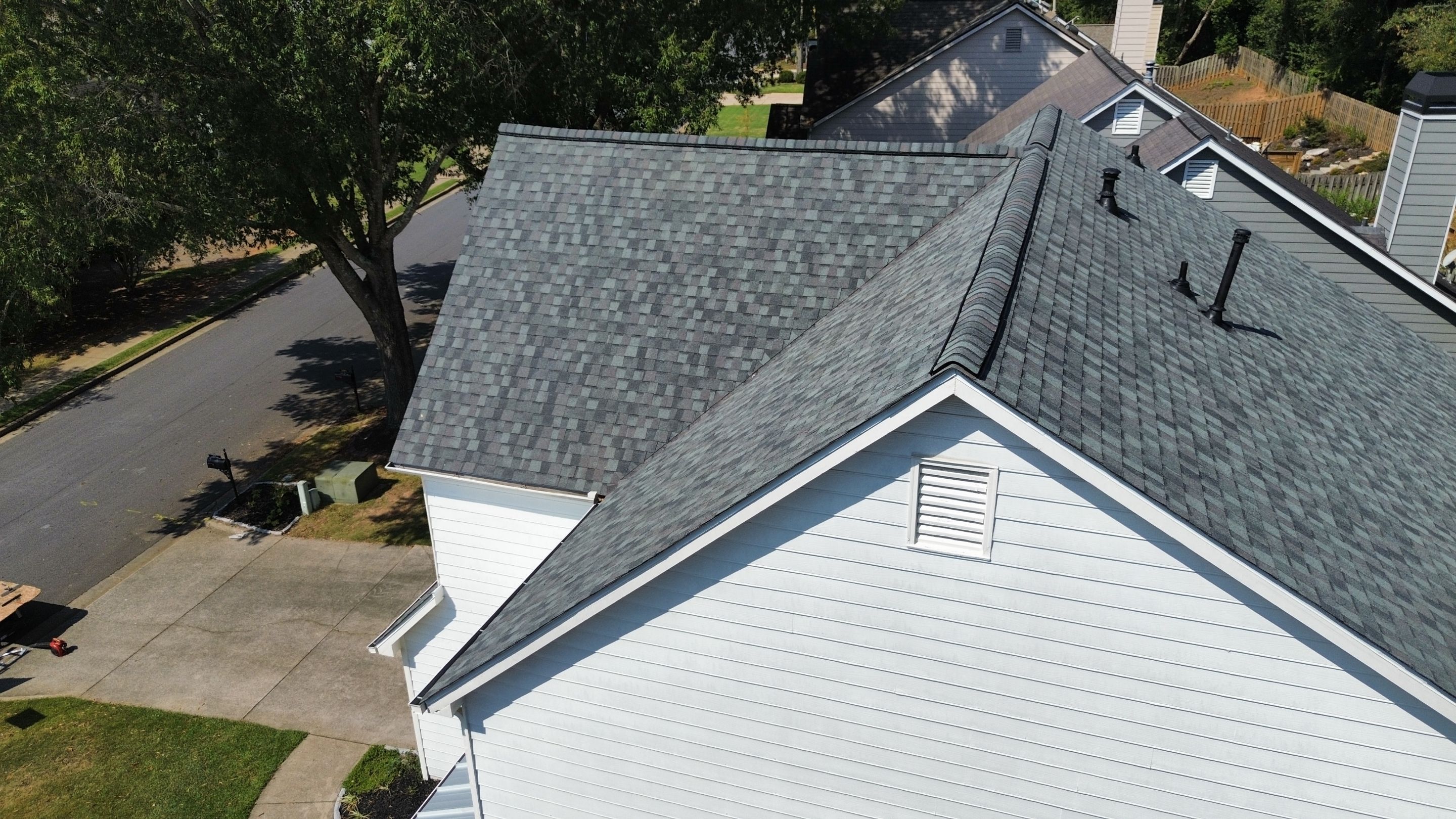Roswell, GA Roof Replacement CertainTeed Landmark Colonial Slate by Reset Roofing