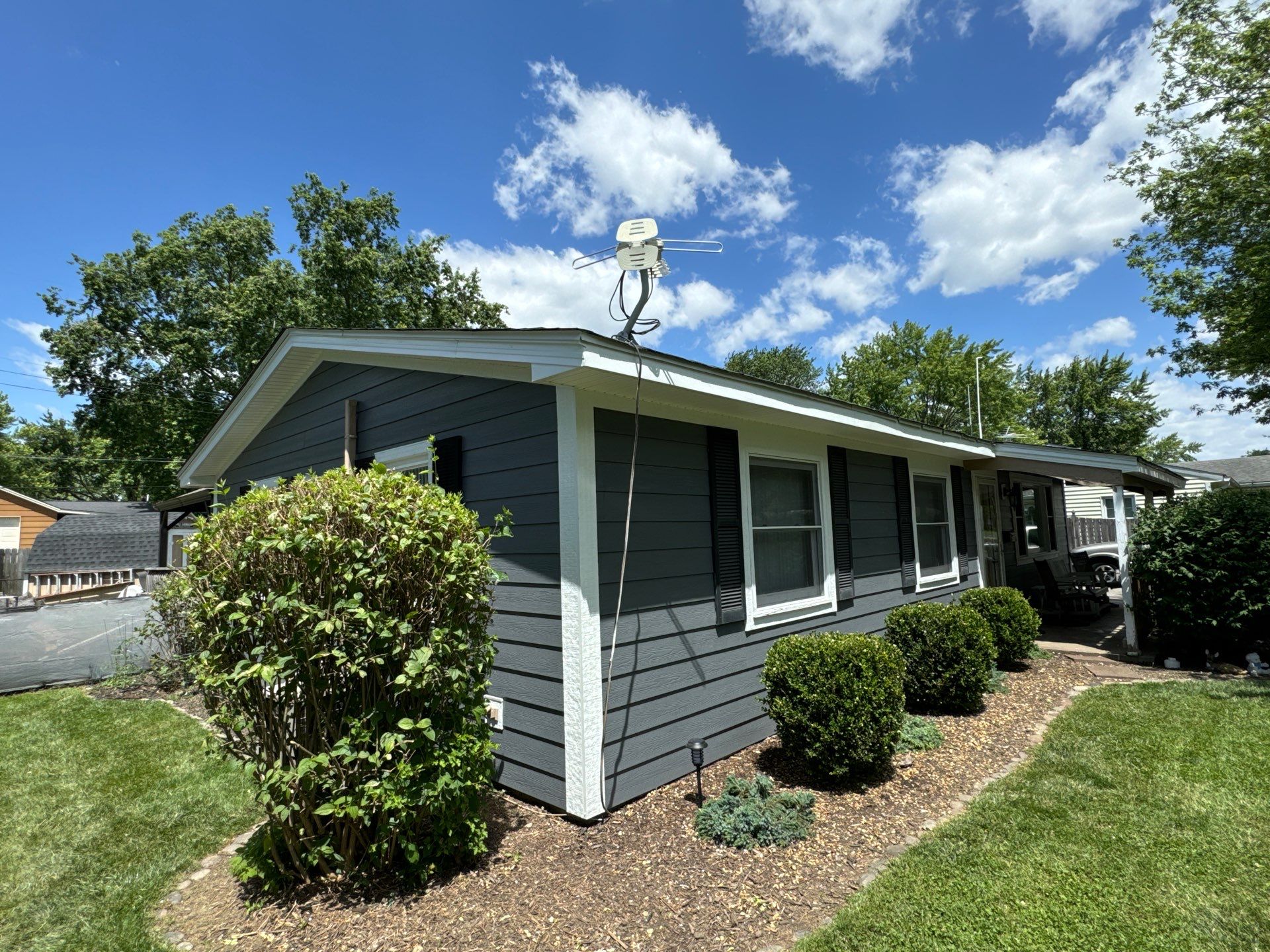 Project in New Whiteland by Moss Roofing