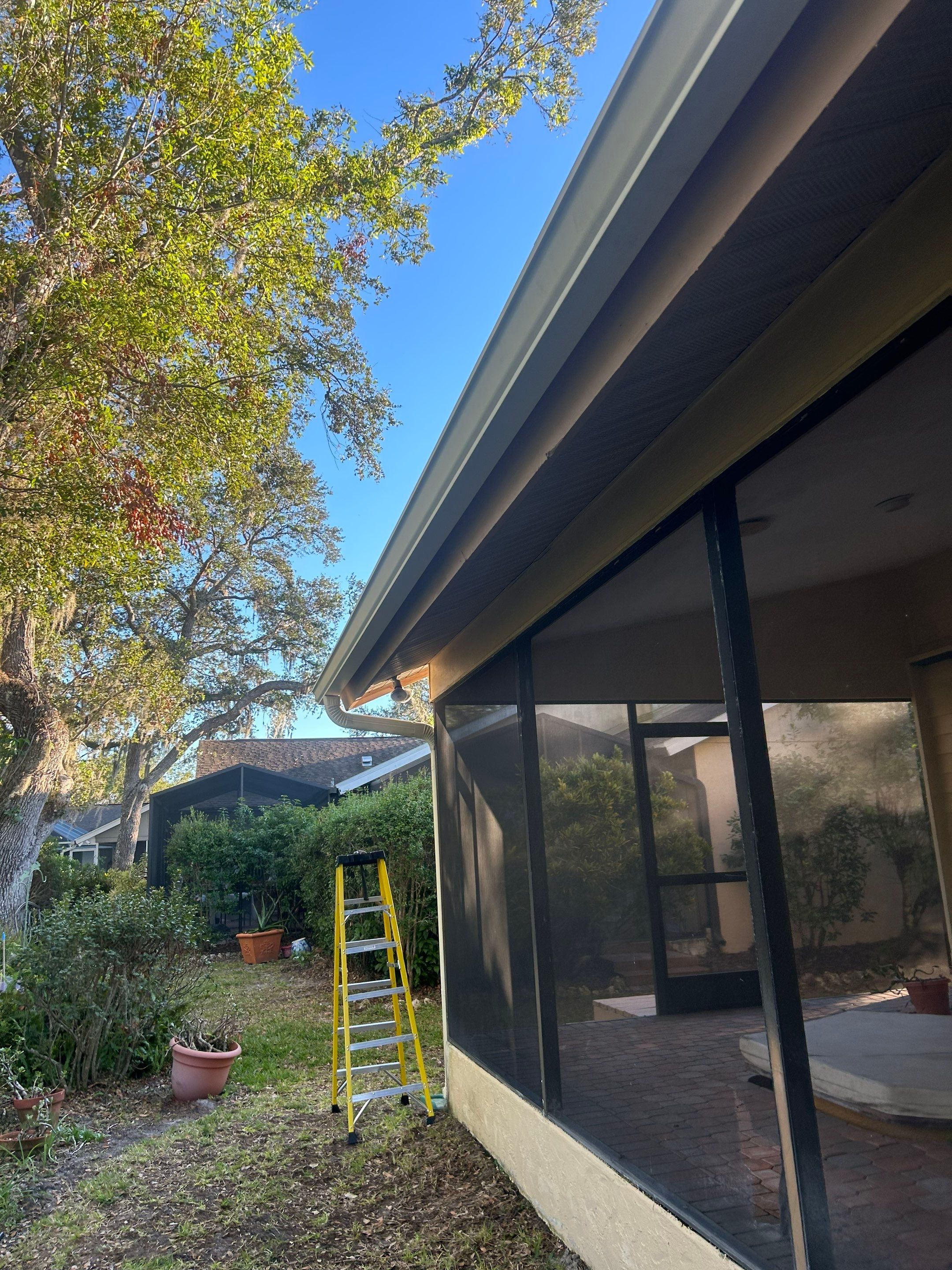 Gutter Guard Installation + New Downspouts in Sarasota FL by Gutter Professors