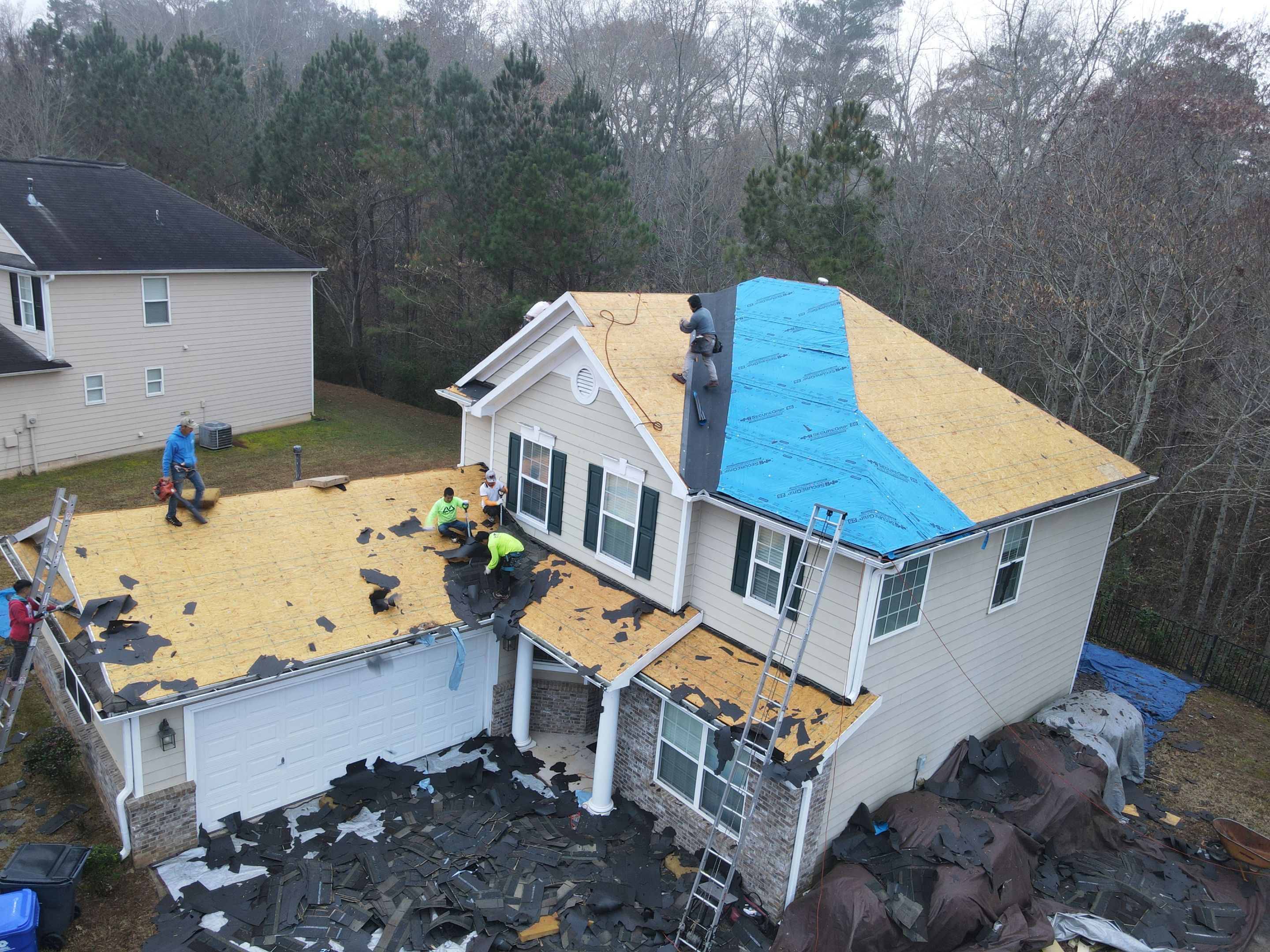 Residential Roofing Installation using Owens Corning by Inspector Roofing and Restoration