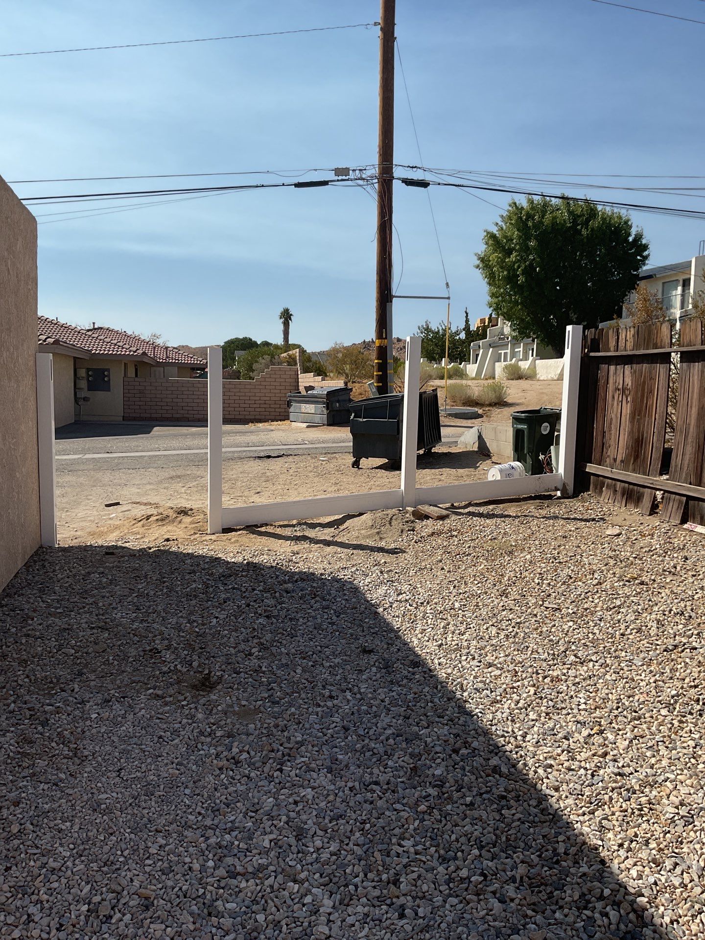 4' and 6' Privacy Vinyl with 2-Rail Ranch Style Vinyl Fence by Fence Guys Inc.