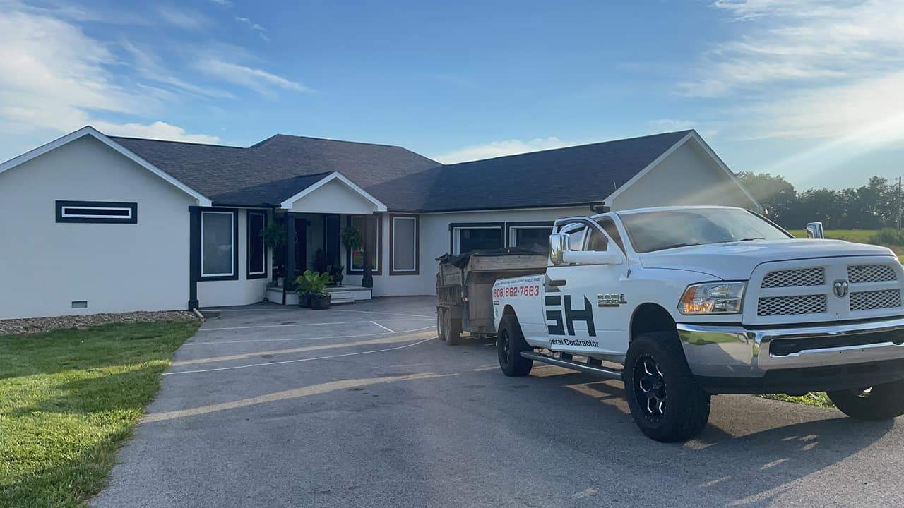 Residential Roof Installation by KISH RESTORATION
