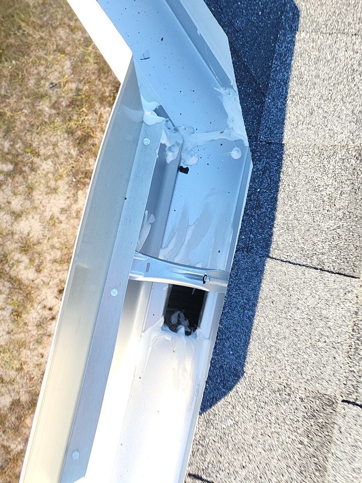 Gutter Installation using K-Style Seamless Gutters by Gutter Professors