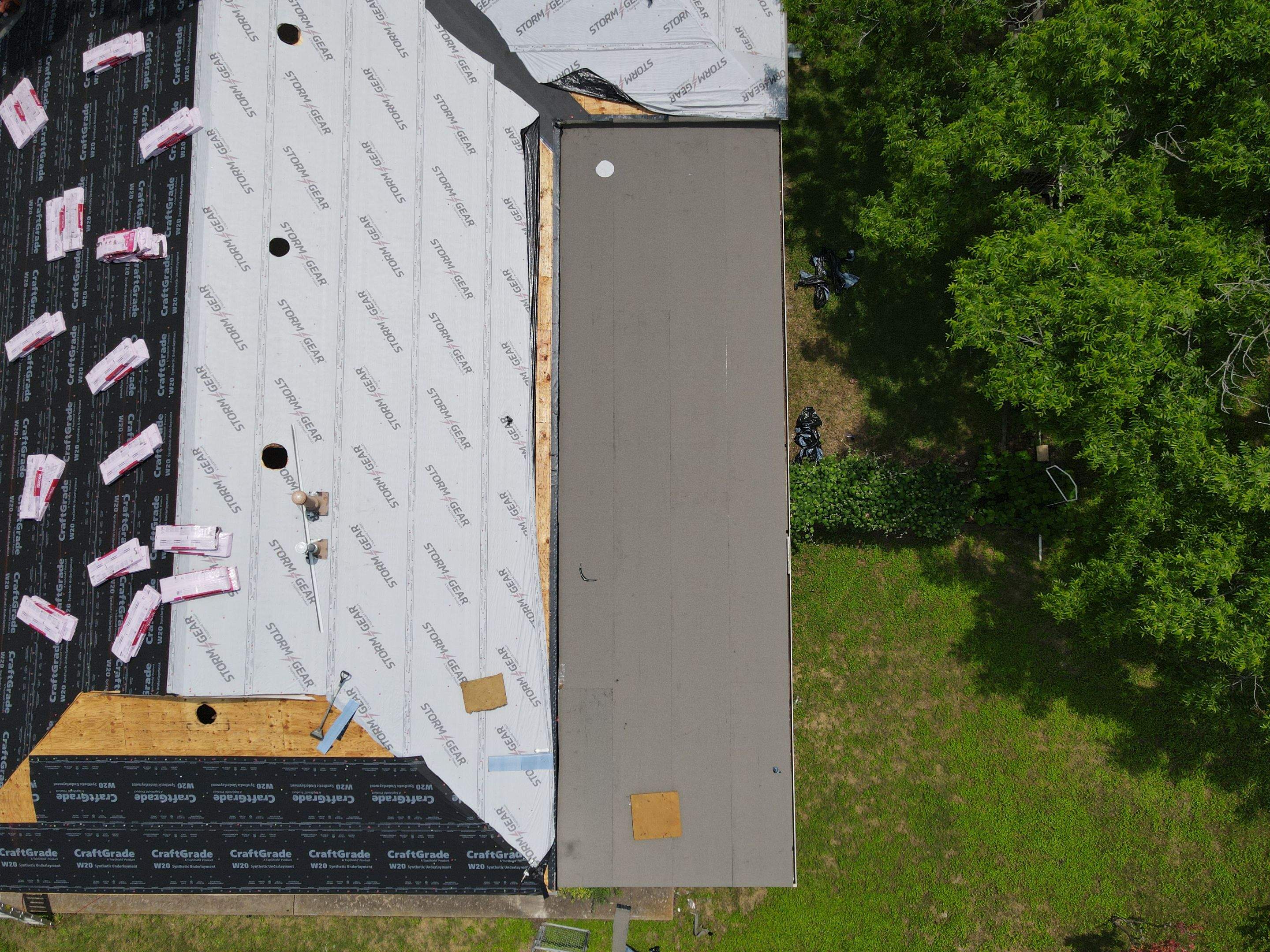 Residential Roofing Installation using Owens Corning Oakridge by Lighthouse Contractors