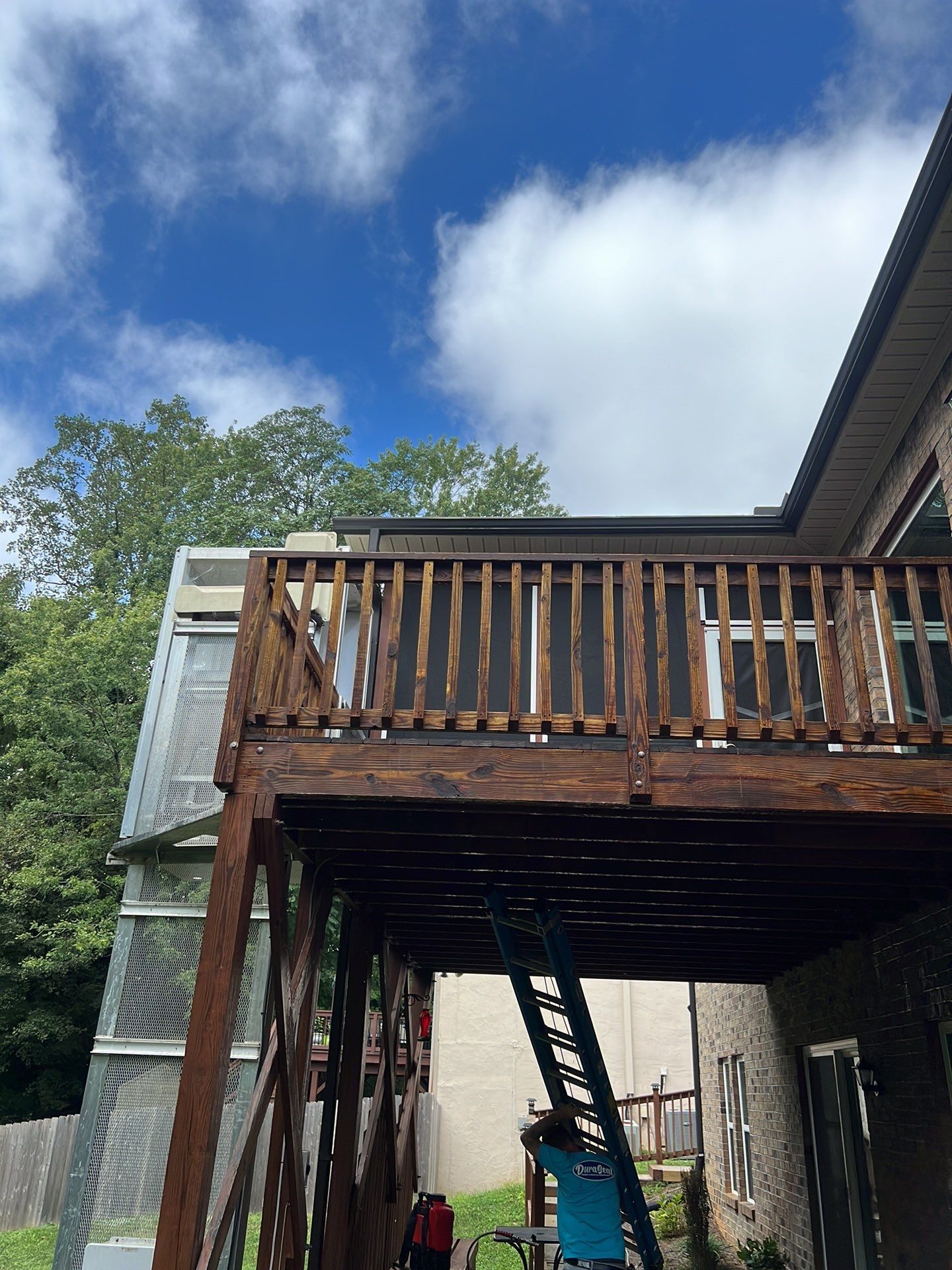Weathered Deck using Wood Sealant by DuraSeal