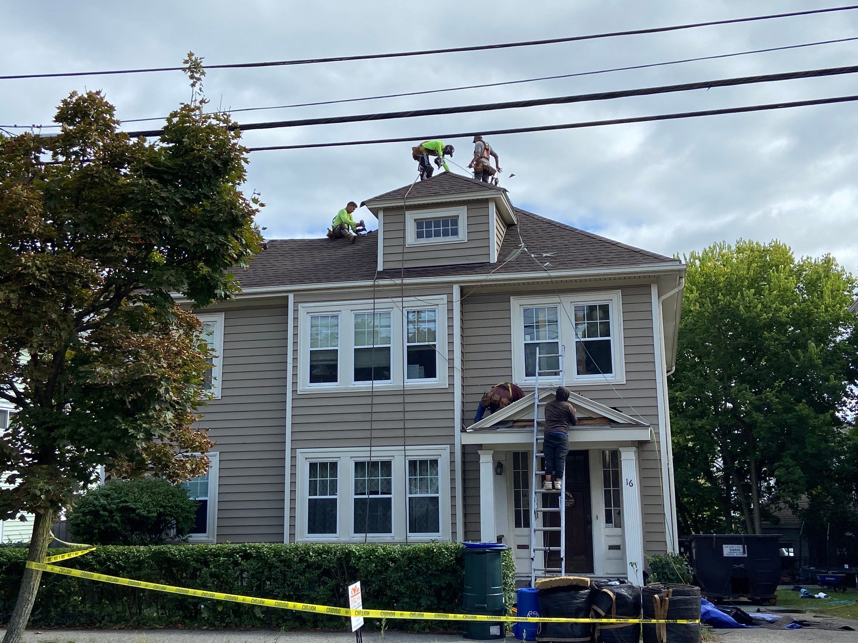 Residential Roofing Installation using GAF Timberline HDZ by Sensible Home Solutions
