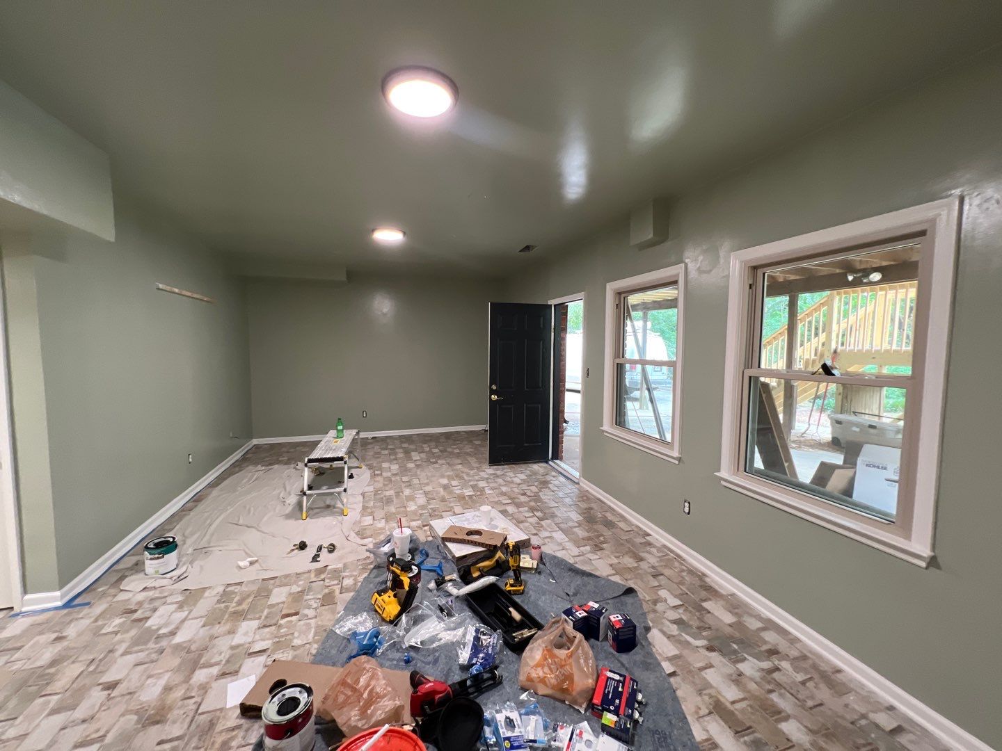 Russet Woods Basement by Pillar and Pine