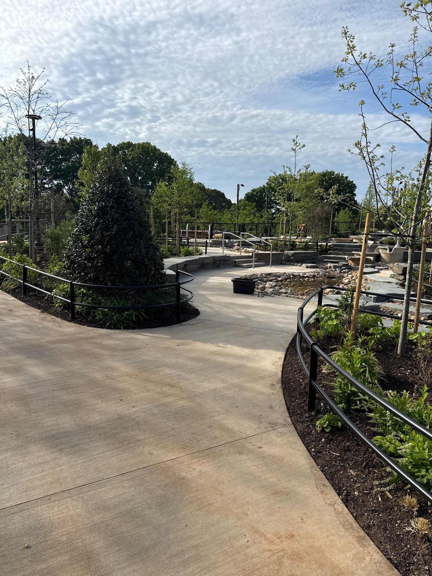Playground using Mini Mesh by Mccall Commercial Fencing