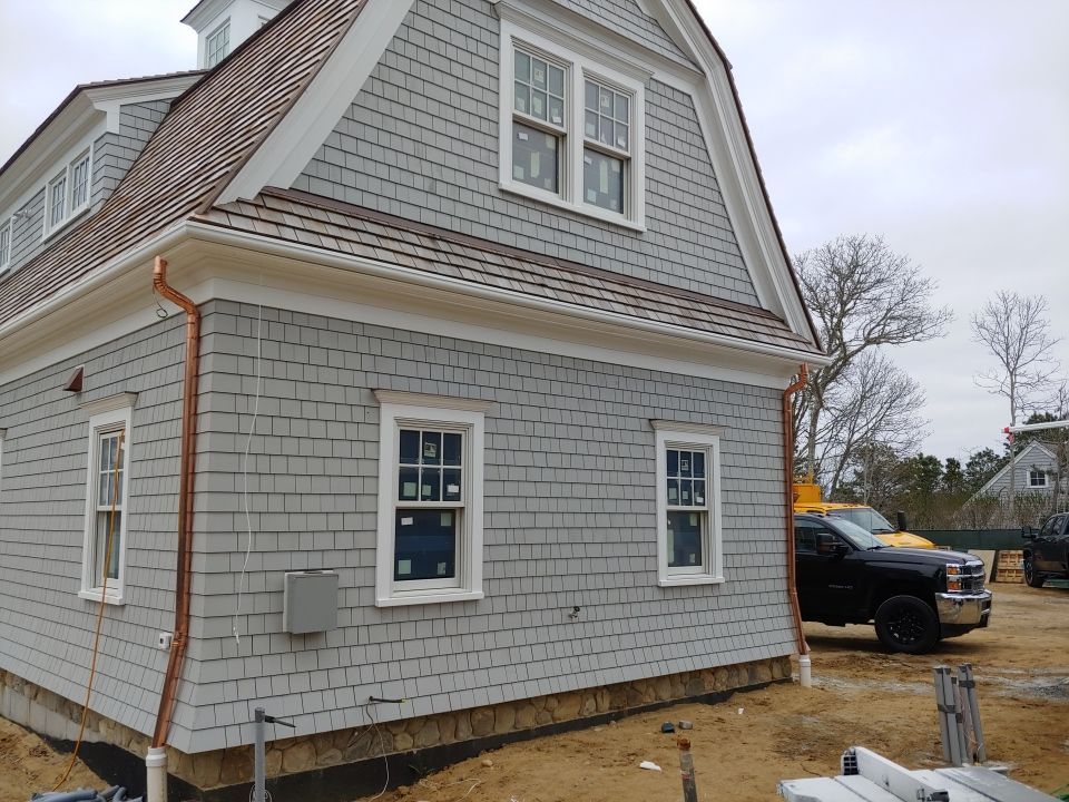 Gutter Installation using 4x6 Fiberglass Gutter in Chatham, MA by Gutter Pro Enterprises