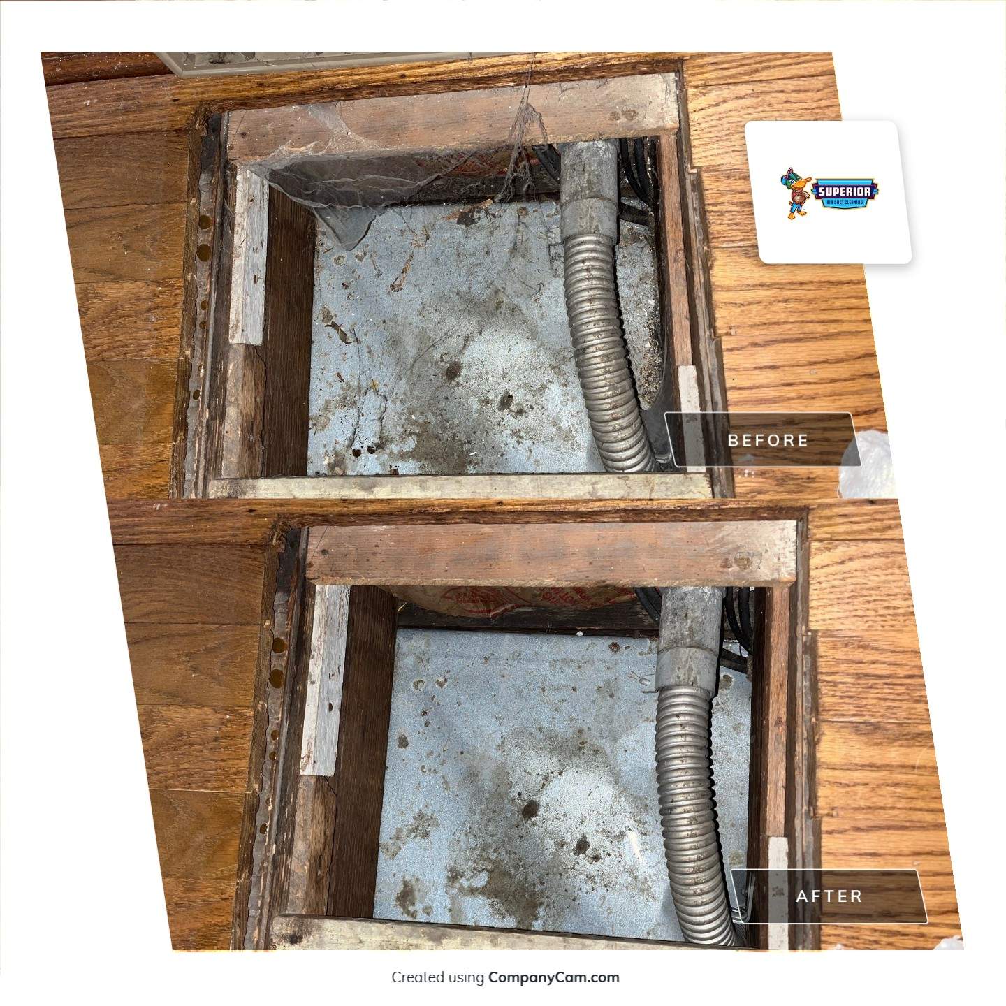 Air Duct Cleaning With a Vacuum Truck in Austintown, OH by Superior Air Duct Cleaning