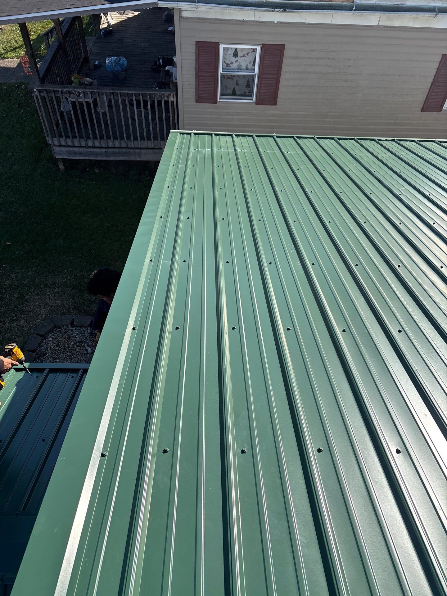 Residential Roofing Installation using Metal by Rainstoppers Roofing