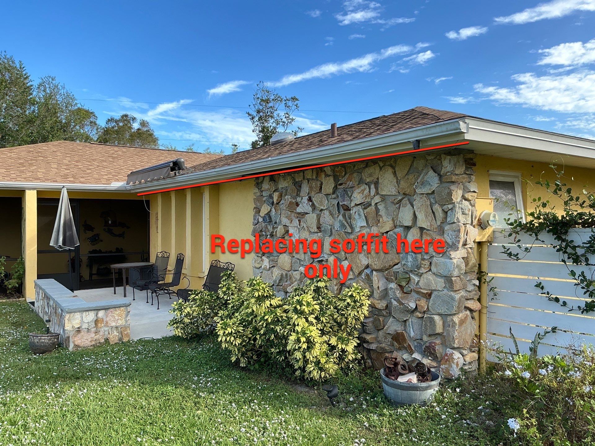 Soffit Repair in Sarasota FL by Gutter Professors