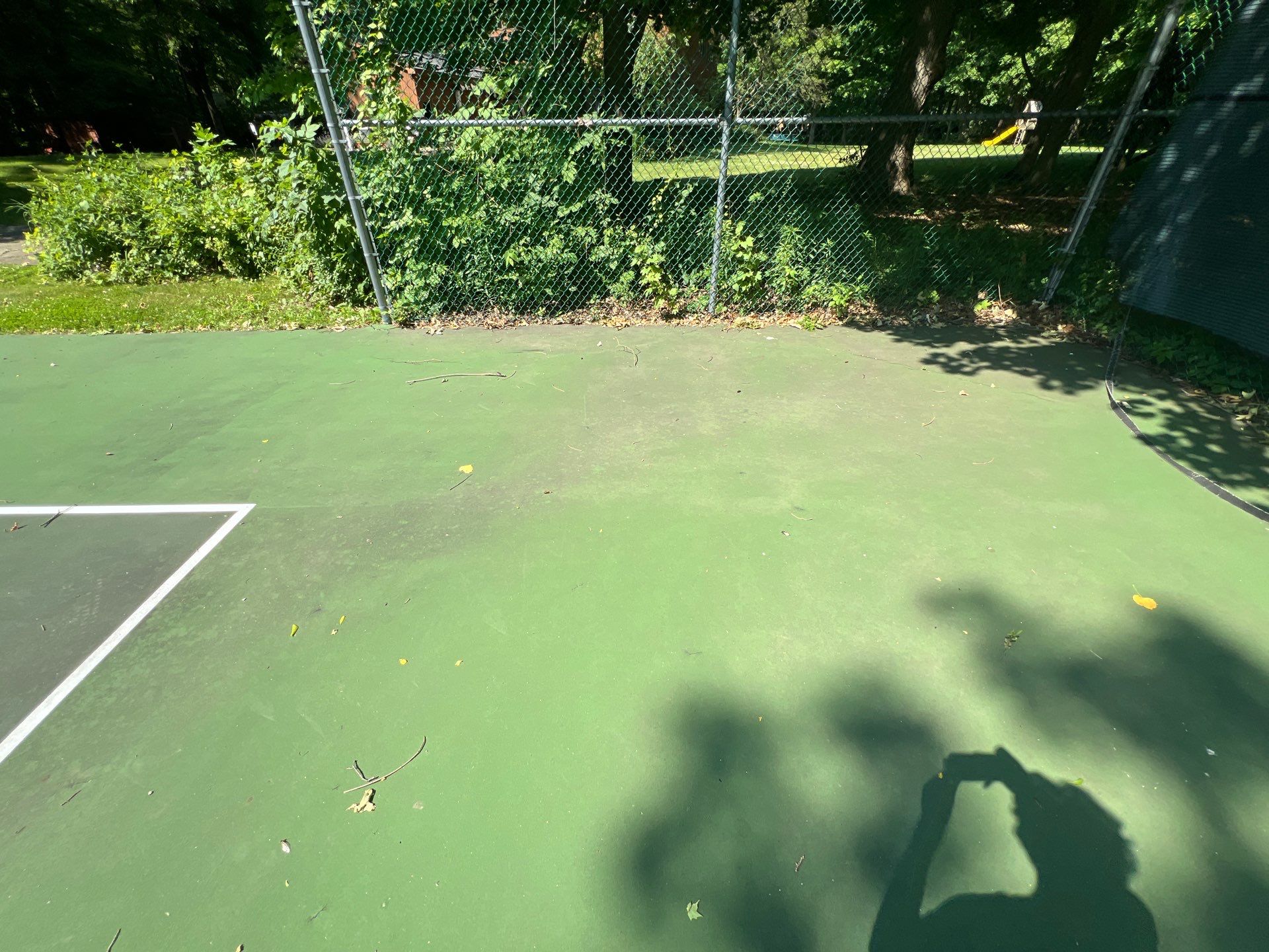 Deck, Patio, and Tennis Court Cleaning by Northern Power Washing LLC.
